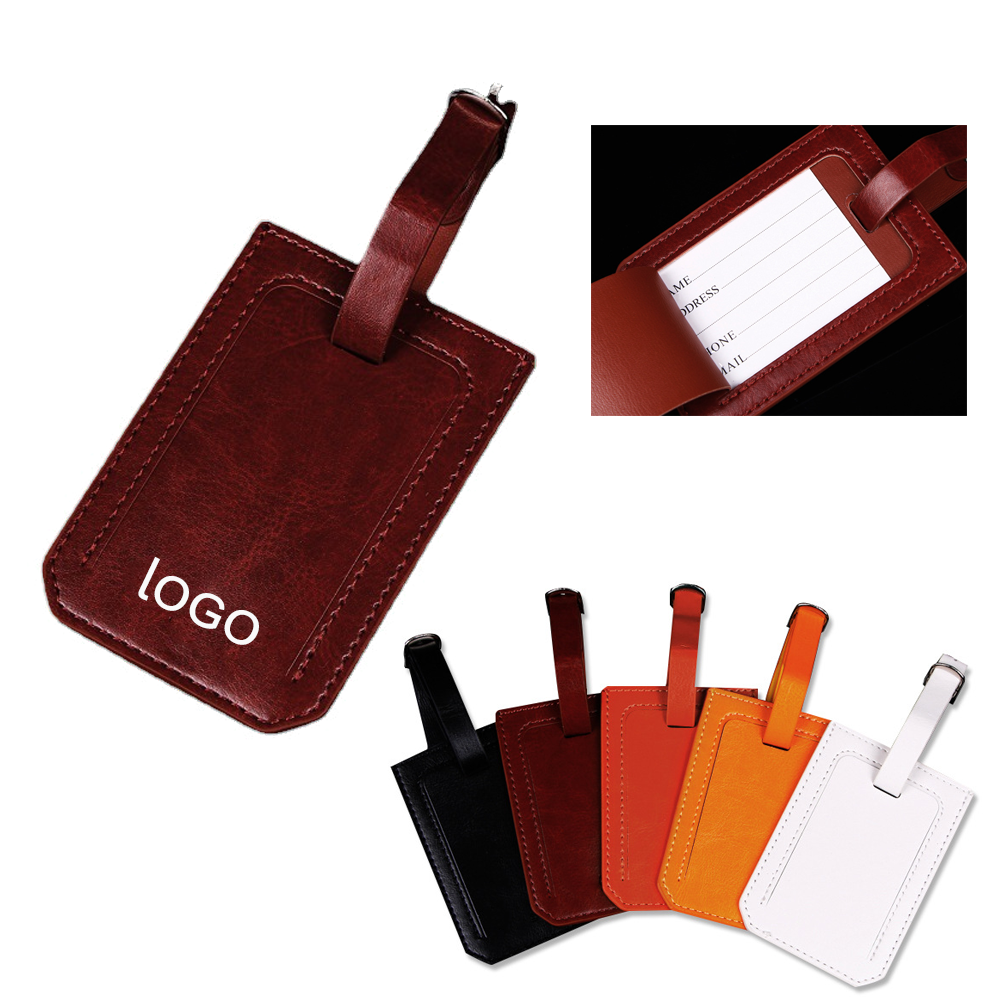 PU Leather Luggage Tag 5