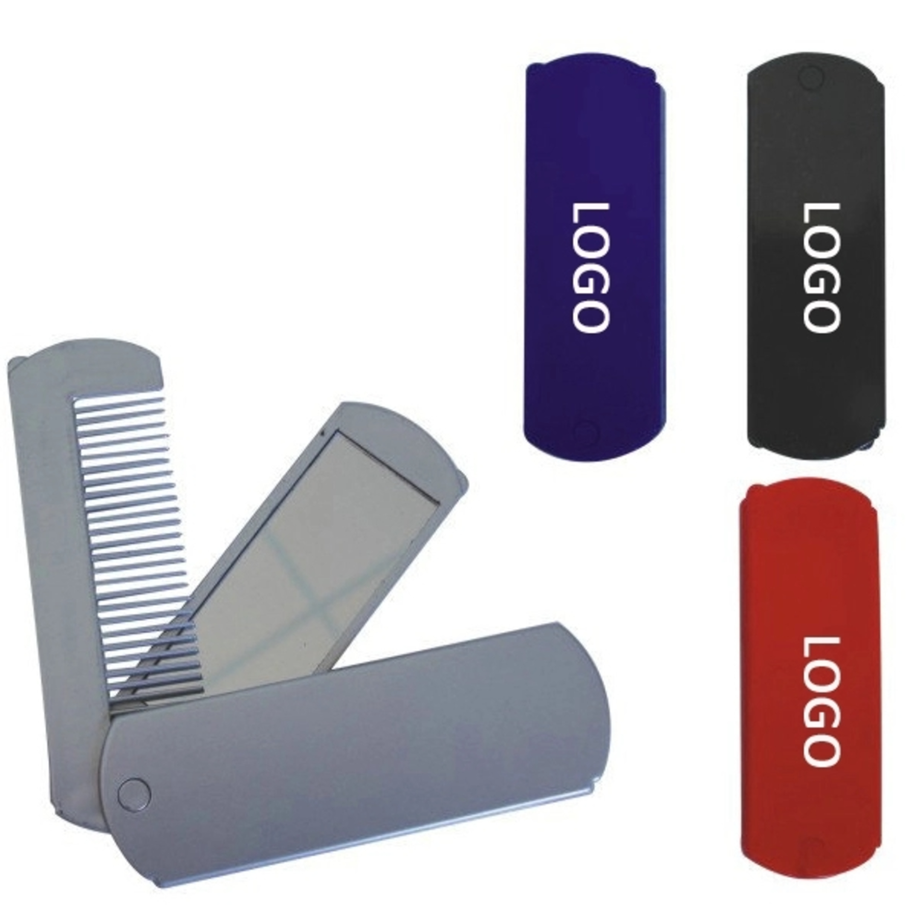 Foldable Comb with Mirror 1