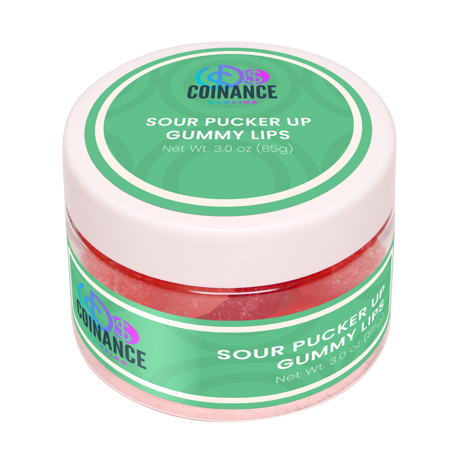 Jelly Belly® Sour Pucker Lips: Small Jar 4