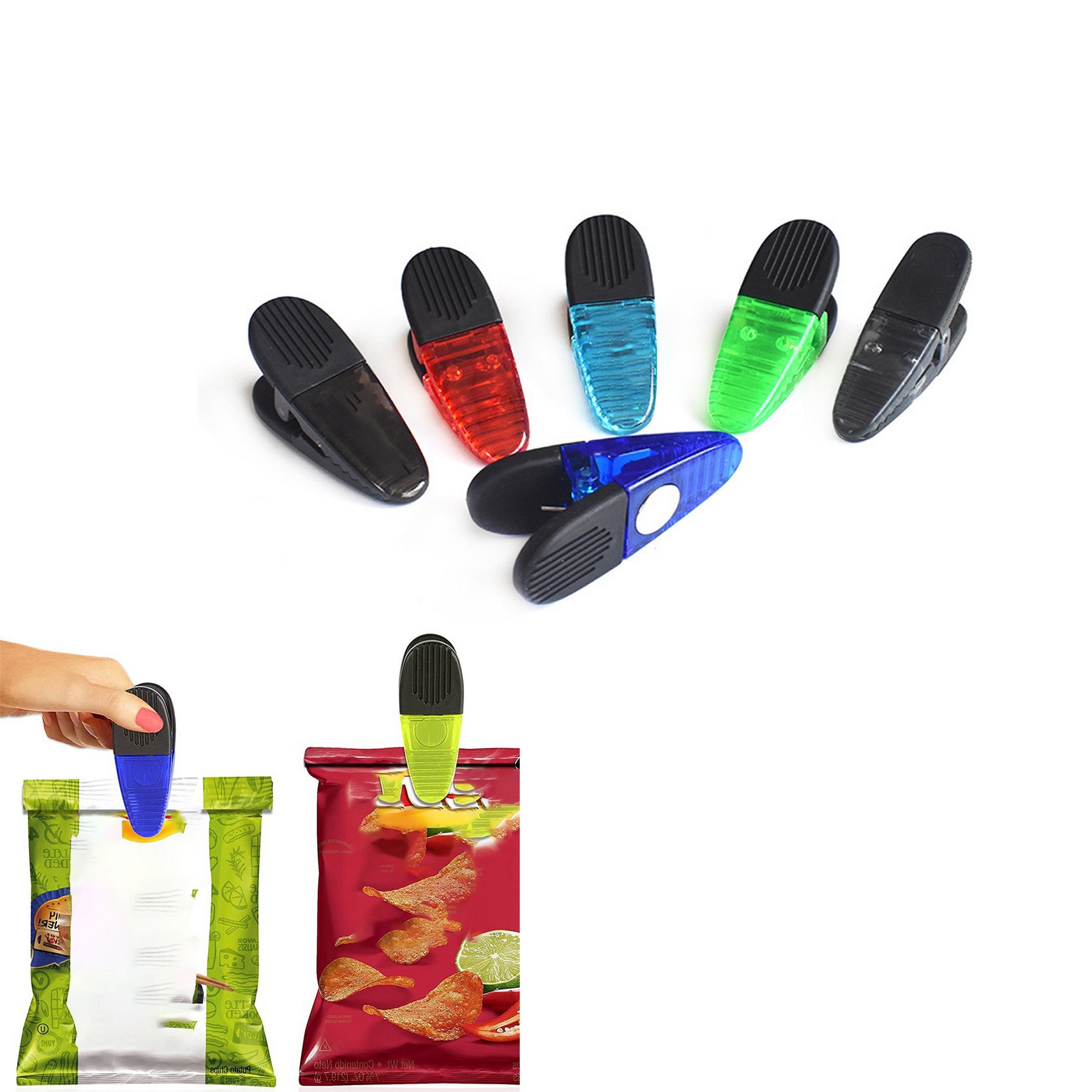 Plastic Refrigerator Magnet Clips 4