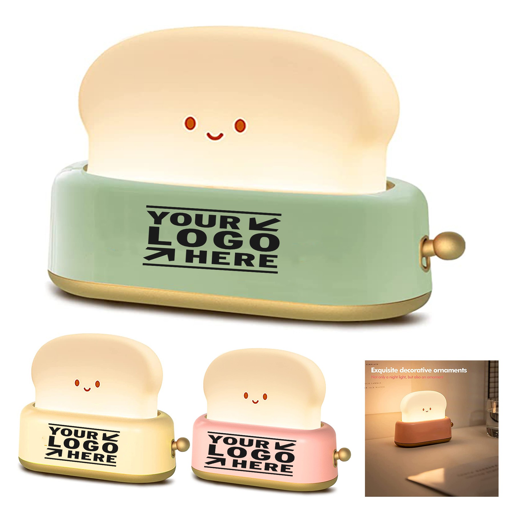 Cute Desk Decor Toaster Lamp 3