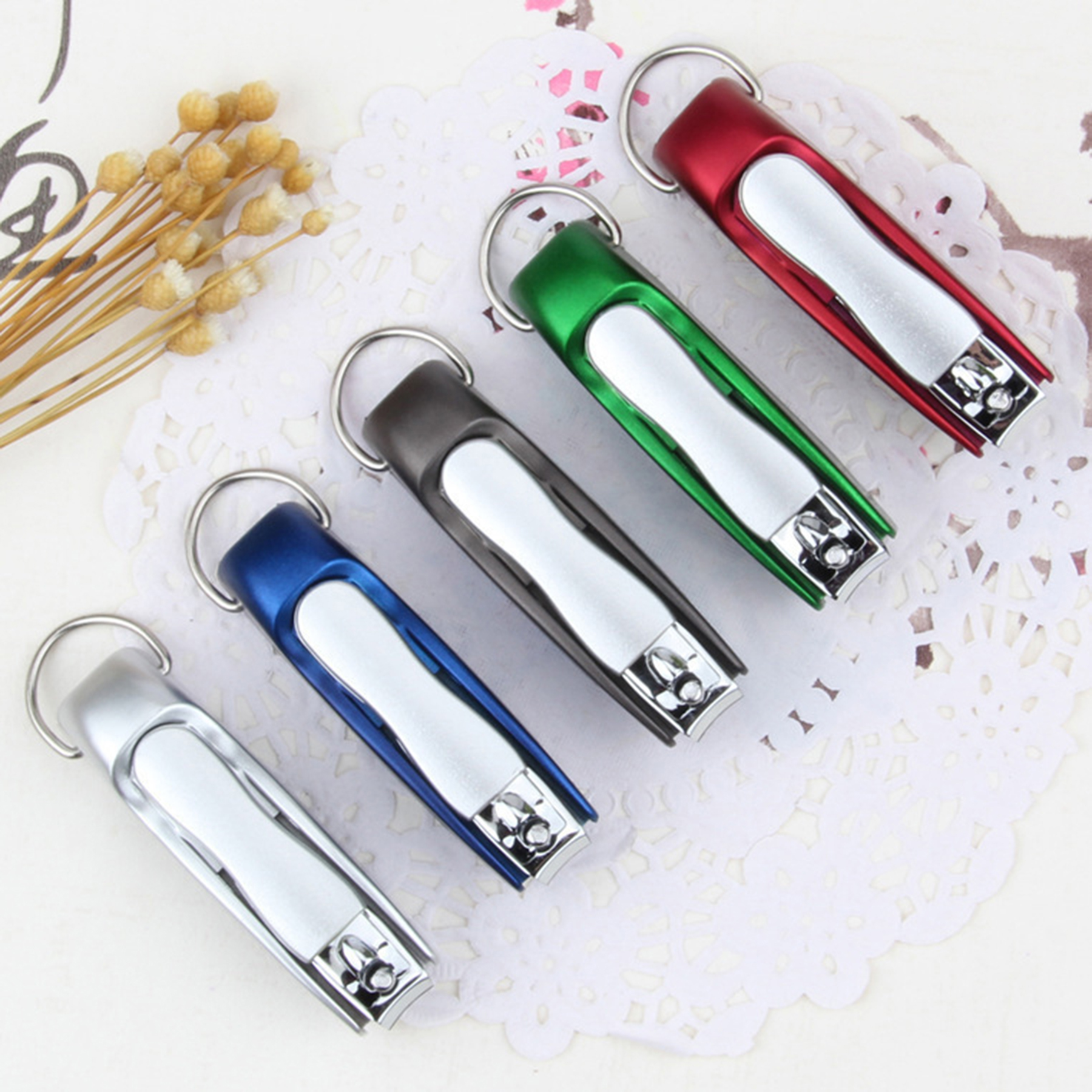 Creative Multifunction Folded Nail Clippers Ballpoint Pen 3
