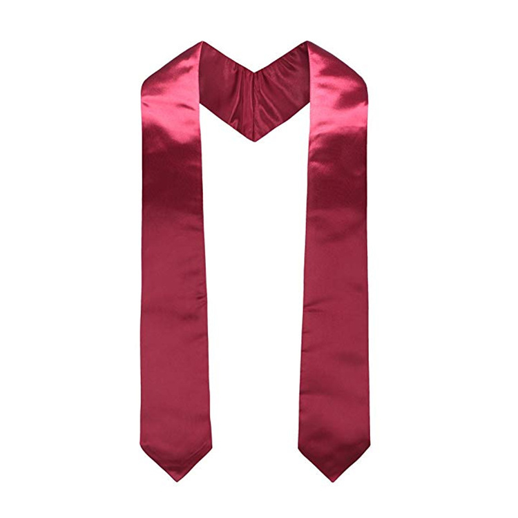 Graduation Unisex Plain Graduation Stole Academic Commencements Sash 50"x4.71" 9