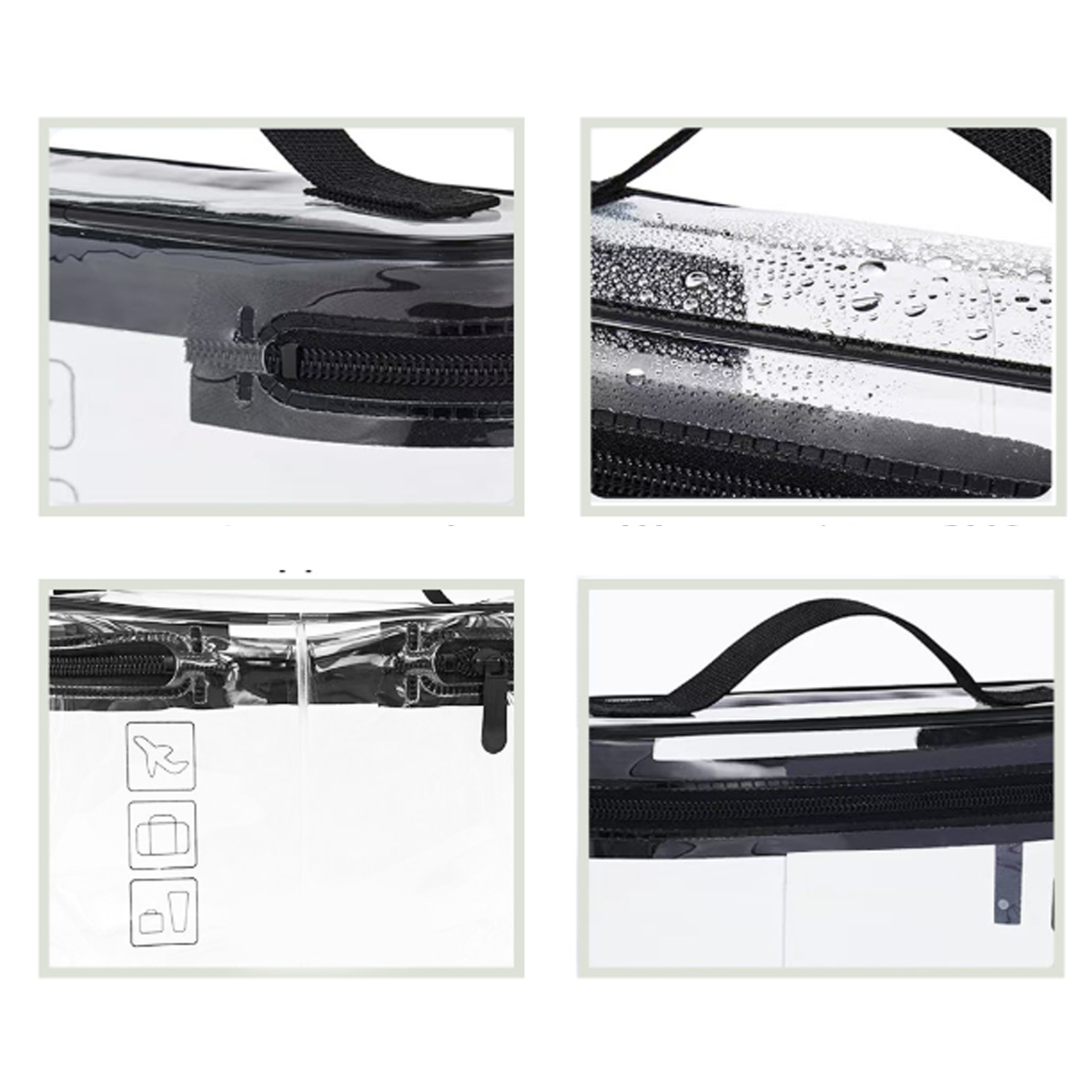 Clear Travel Cosmetic Organizer Bags 4
