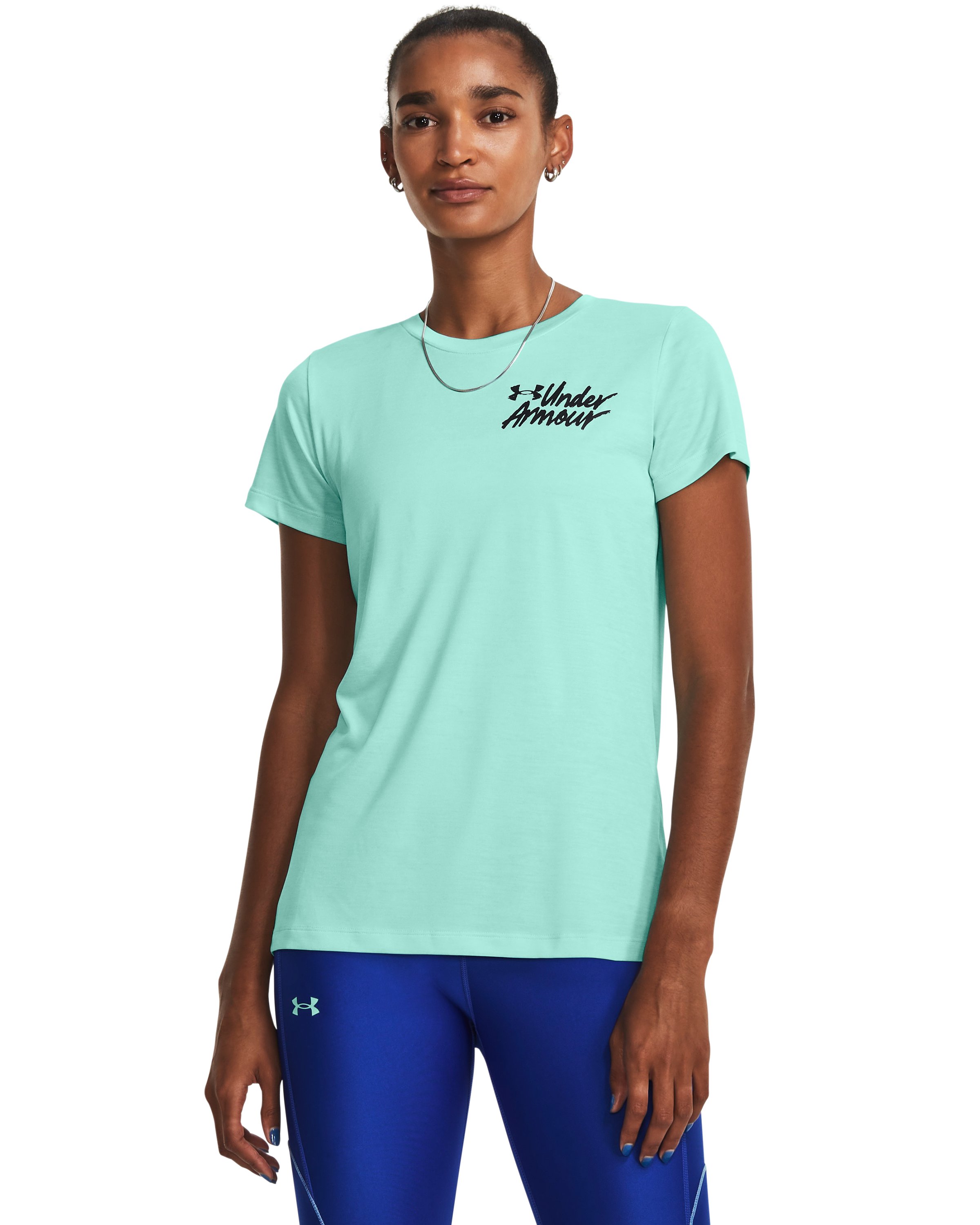 UA Tech Twist Graphic Women's Short Sleeve 1