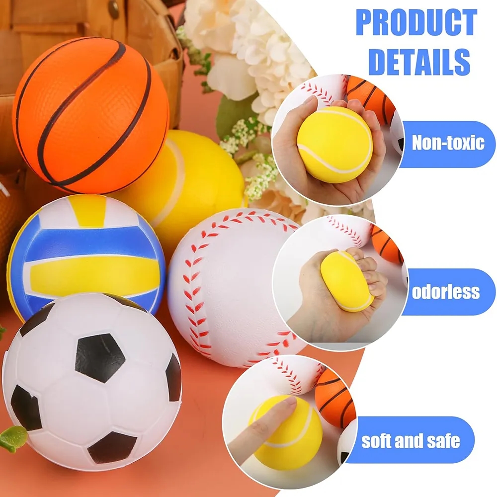 Mini Sport Stress Reliever  Ball Toys 6