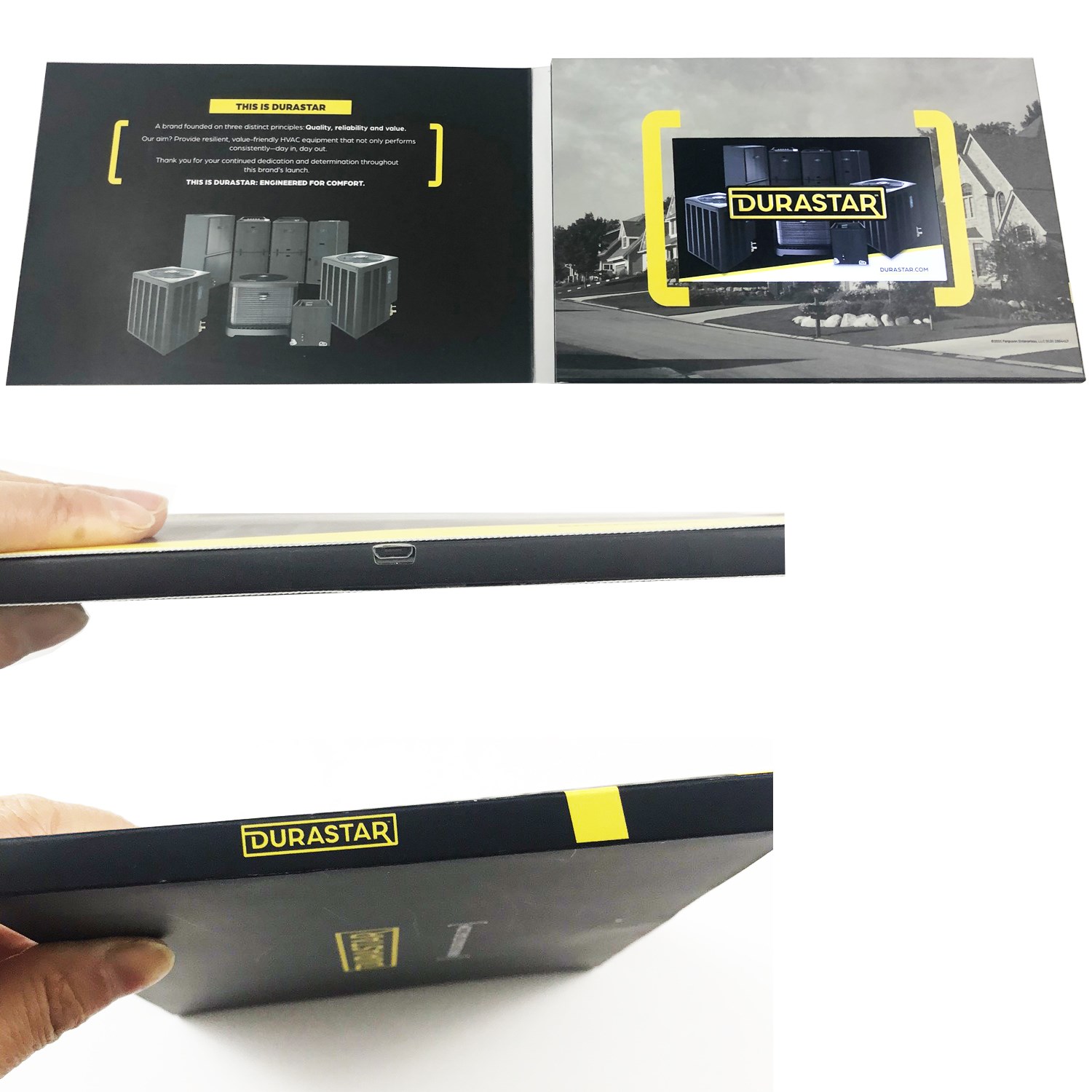 Mimosa 5" LCD Video Bi-fold Brochure 4