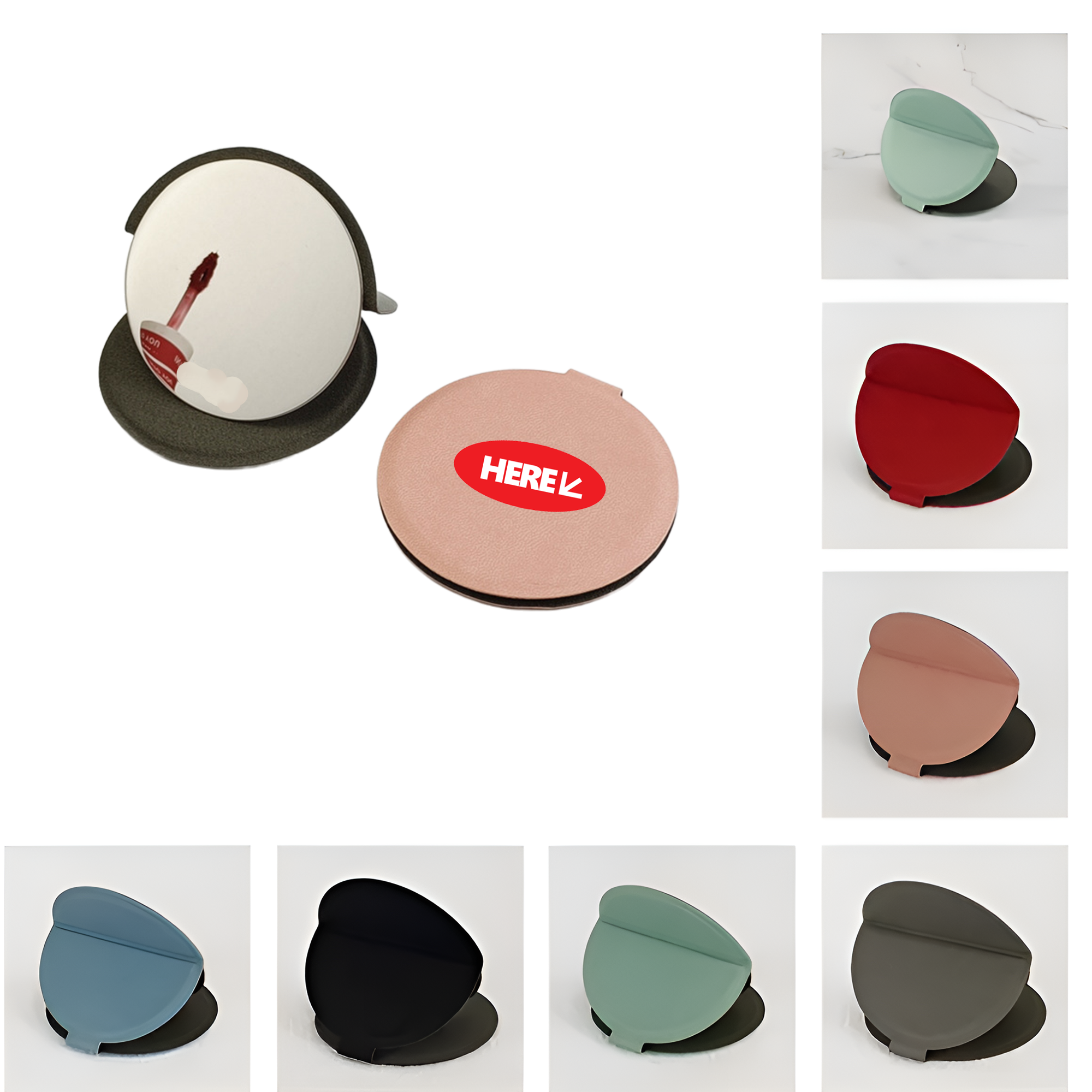 Portable Round Makeup Folding Small Mirror 3