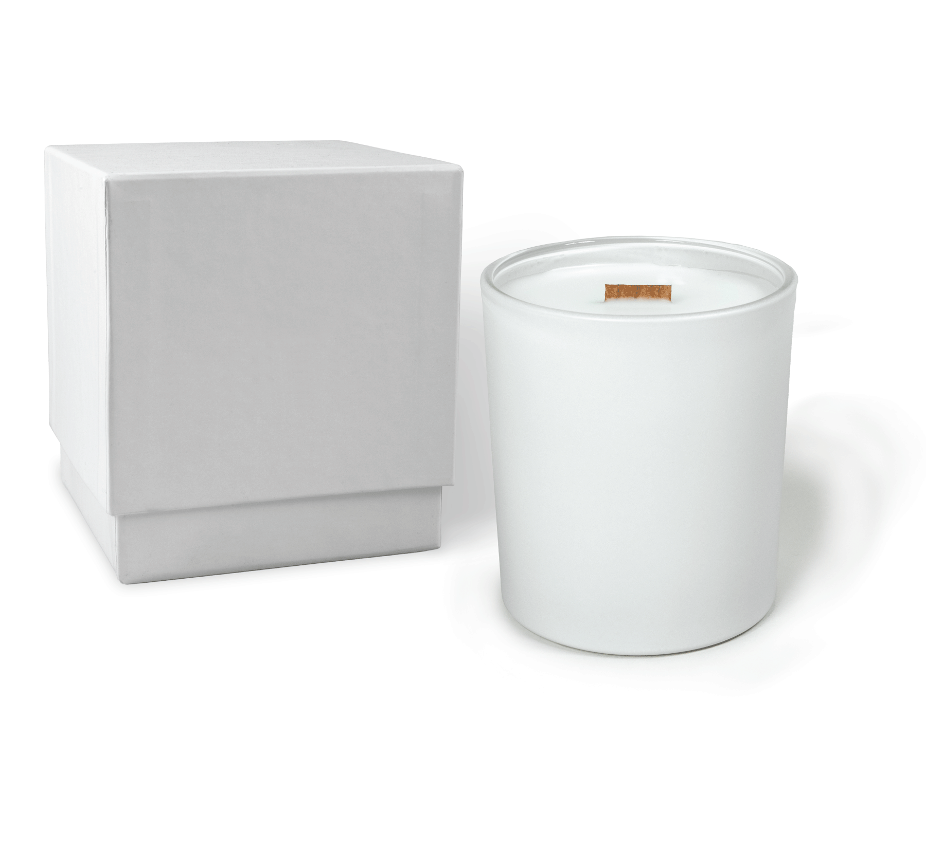 14 oz White Luxury Candle with Gift Box Engraved