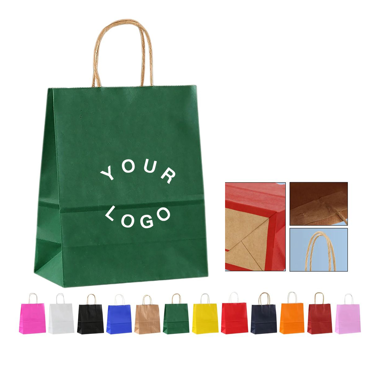 Double Cup Kraft Paper Tote for Coffee Shops 4