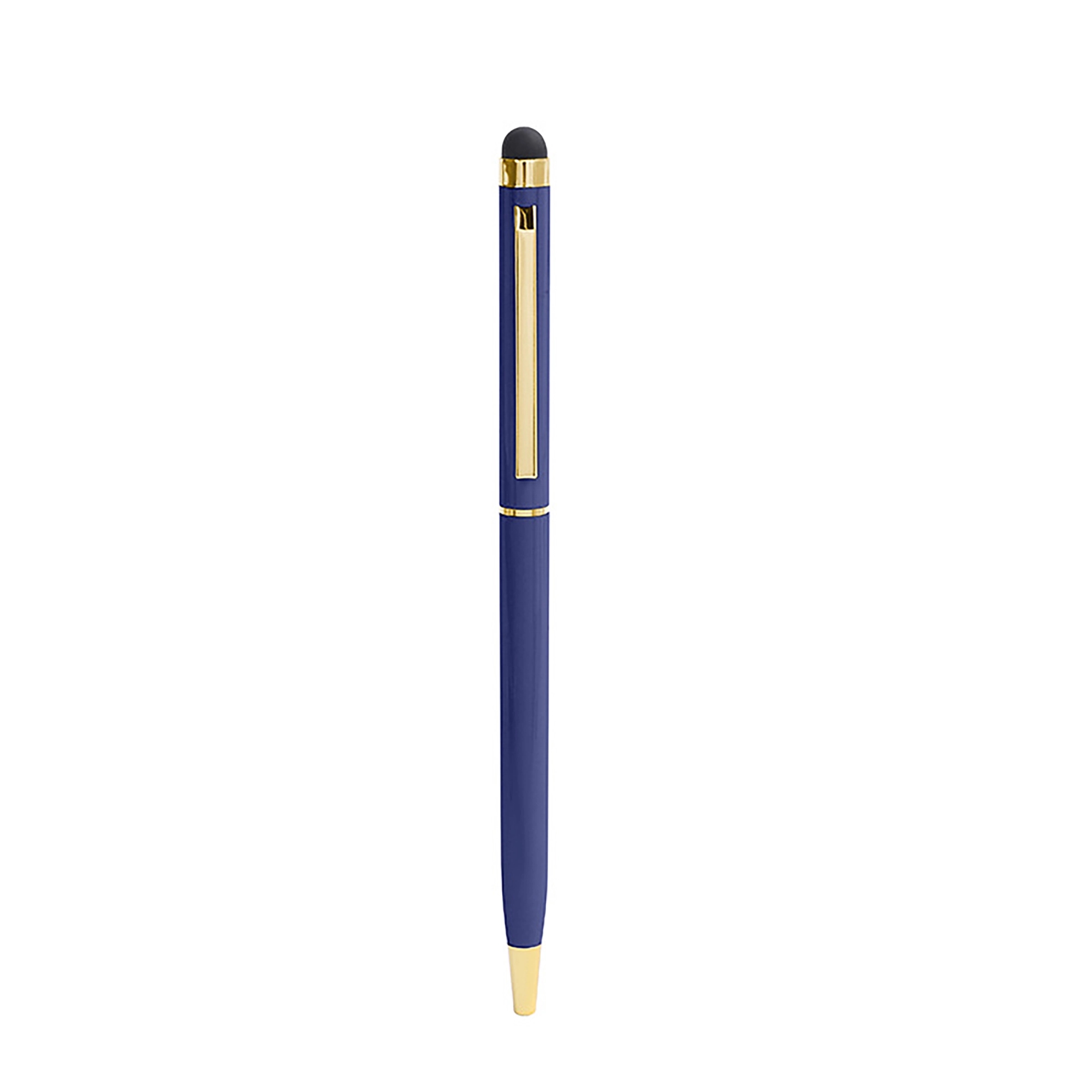Metal Stylus Ballpoint Pen with Gold Trim 10