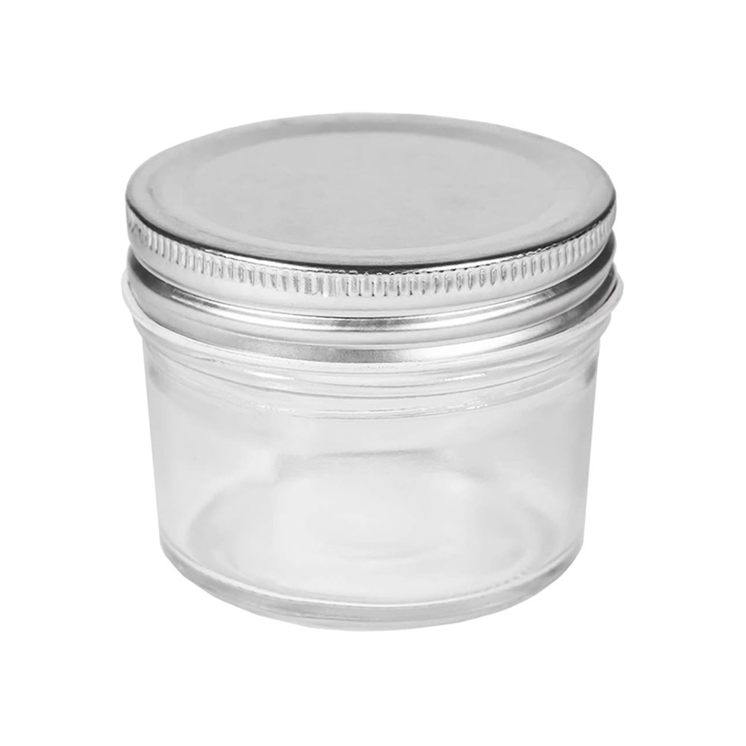 4oz Leakproof Clear Glass Storage Jar w/ Lid 3