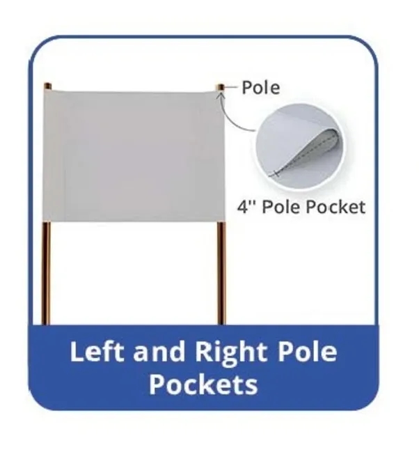 Custom Vinyl Banner - Left and Right Pole Pocket (1Ft x 1Ft) 3