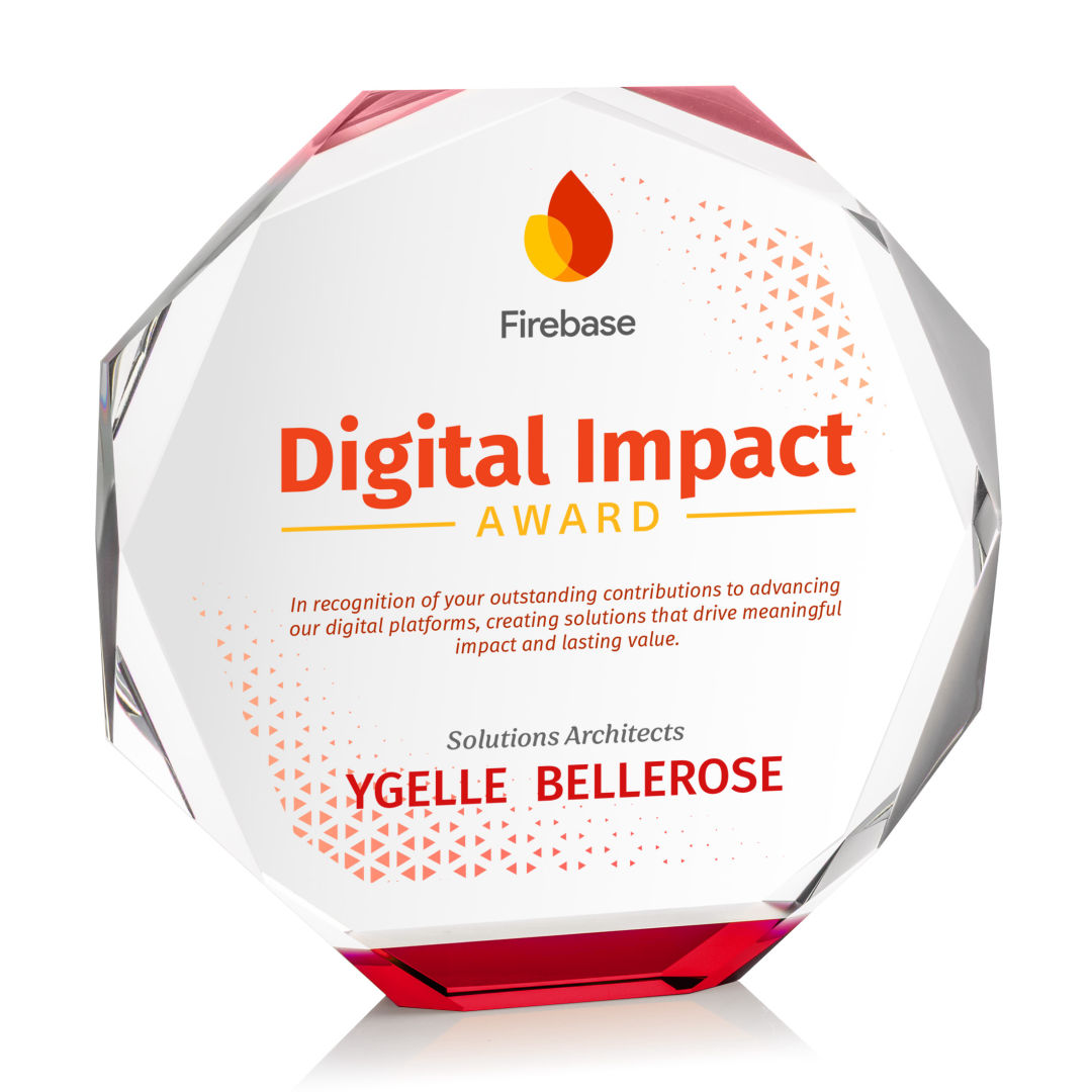 Acadian VividPrint™ Award - Red 11