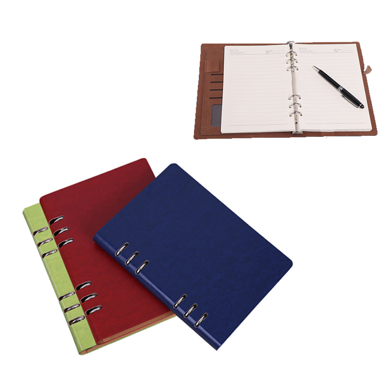 PU Leather 5" X 8" Loose-leaf Notebook 3