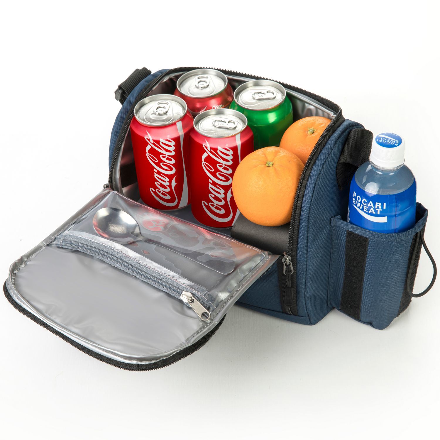 6-Can rPET Recycled 600D Polyester Insulated Cooler Bag 6
