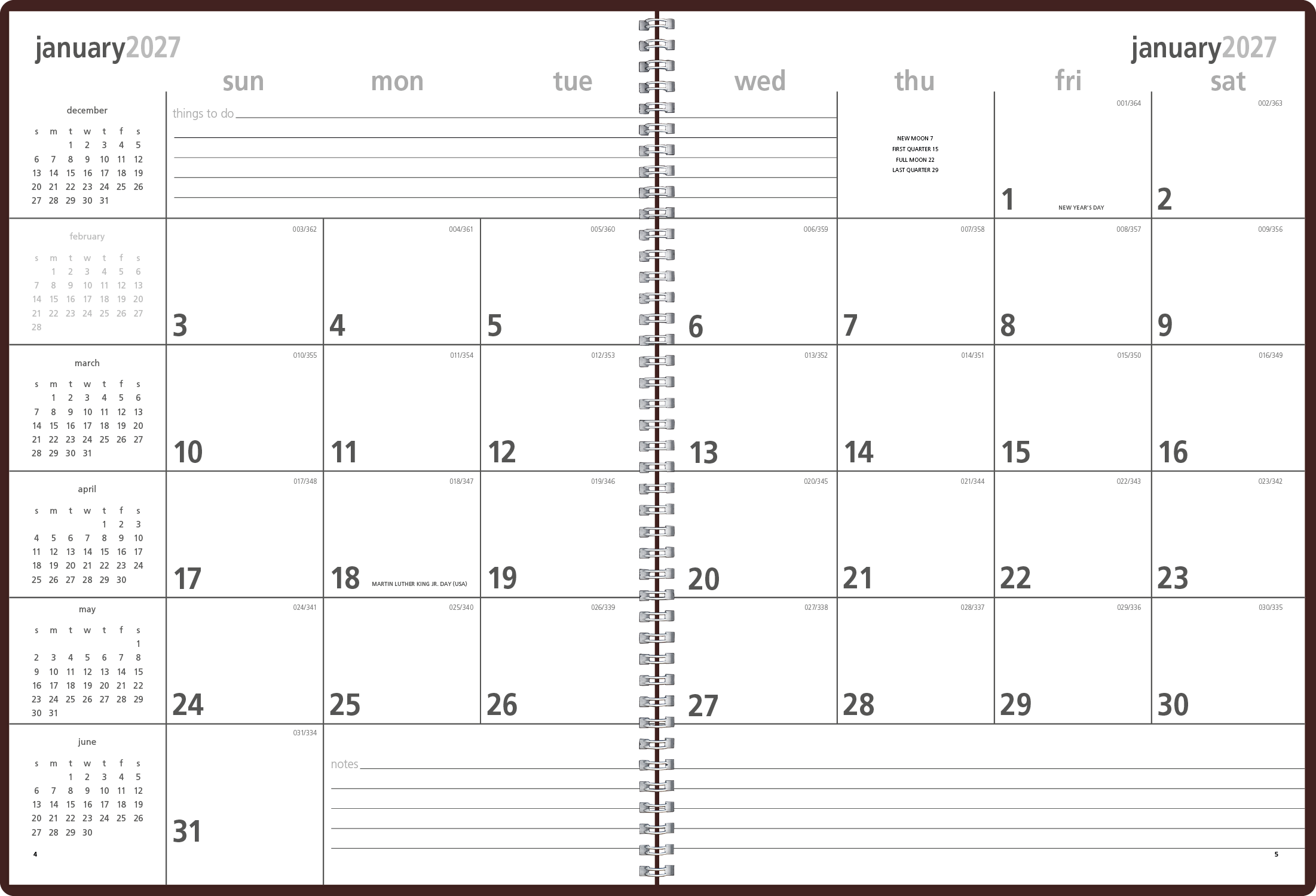 Triumph® Calendars Monthly & Weekly Planner 115
