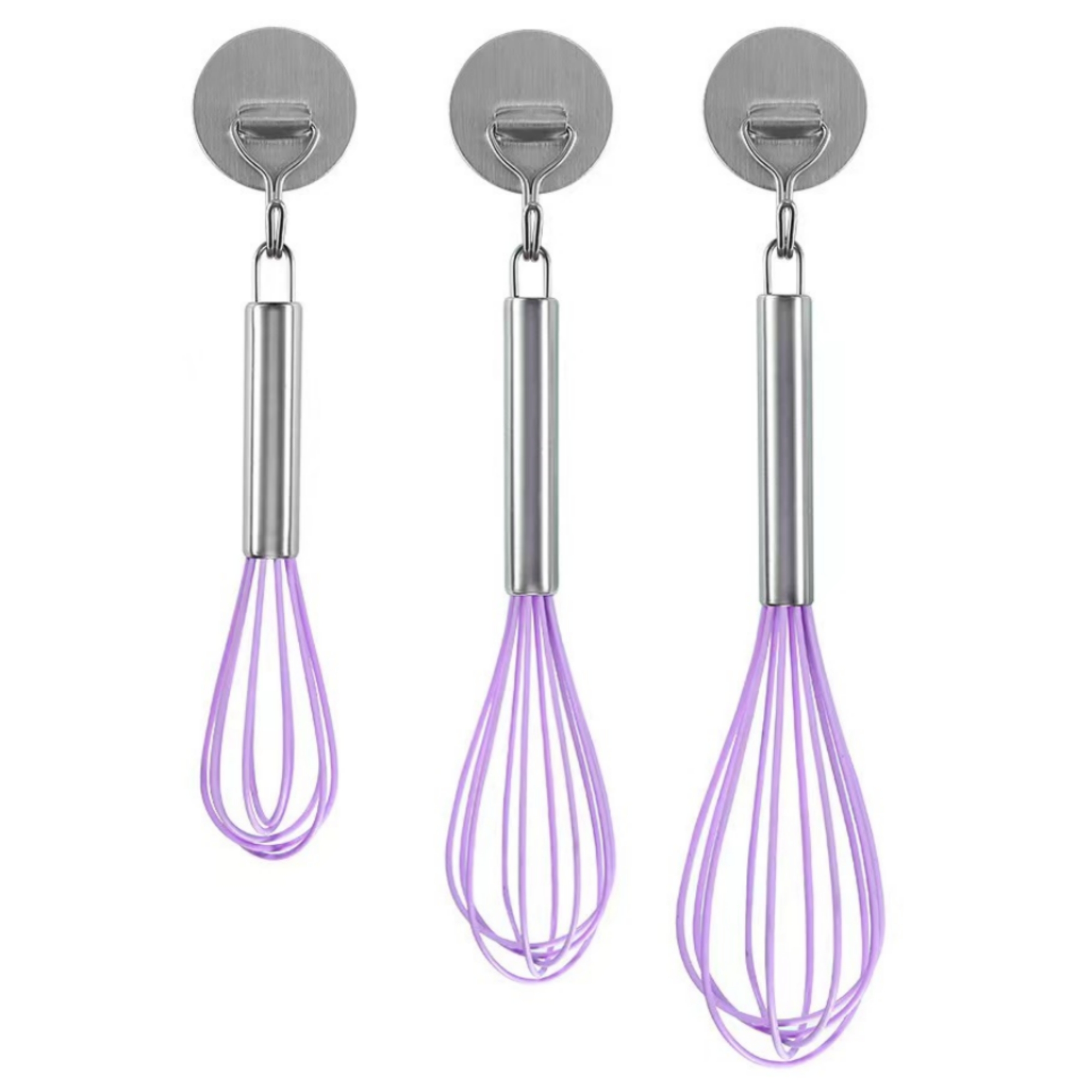 Silicone Whisk With Stainless Steel Handle 2