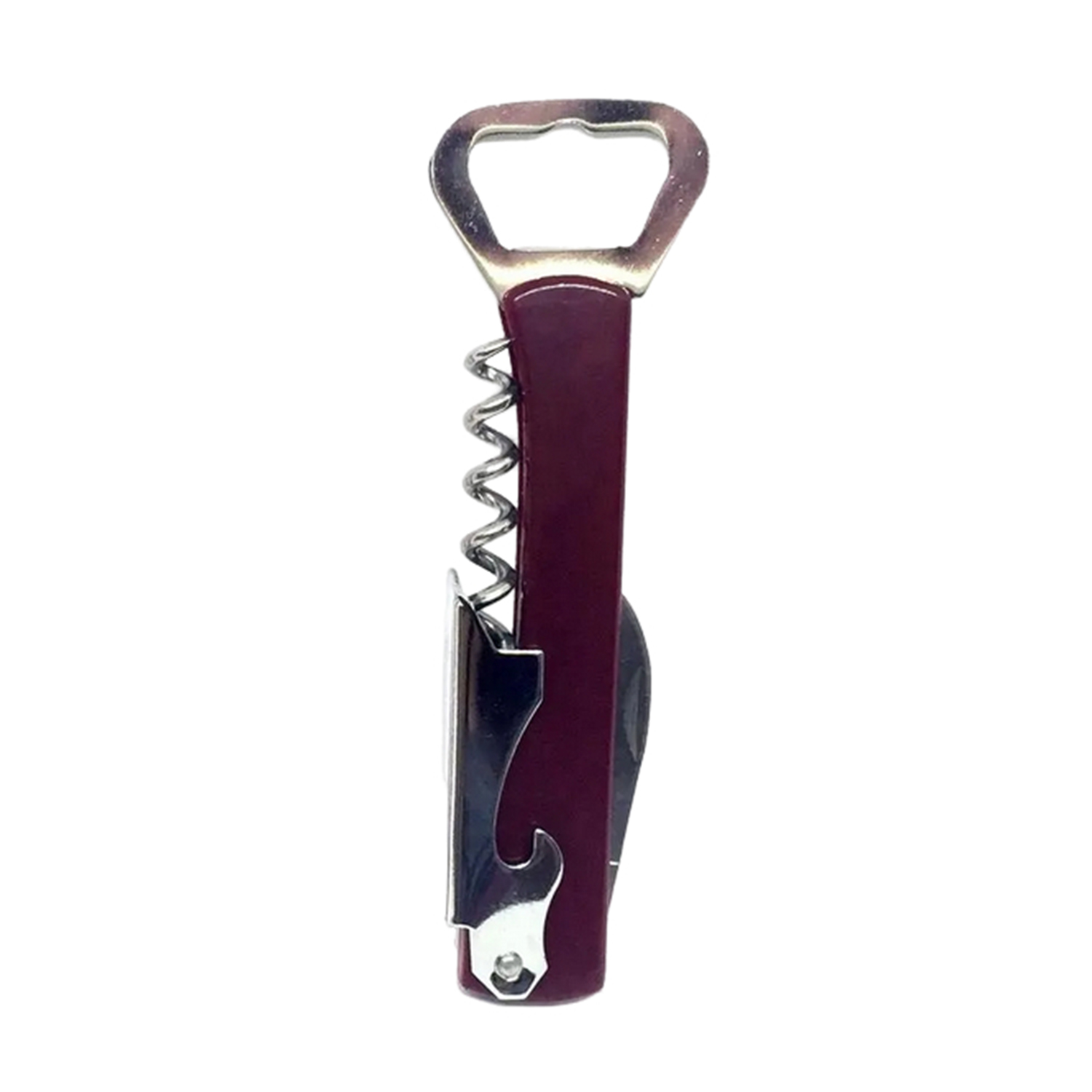 Foldable Corkscrew and Bottle Opener with Knife 2