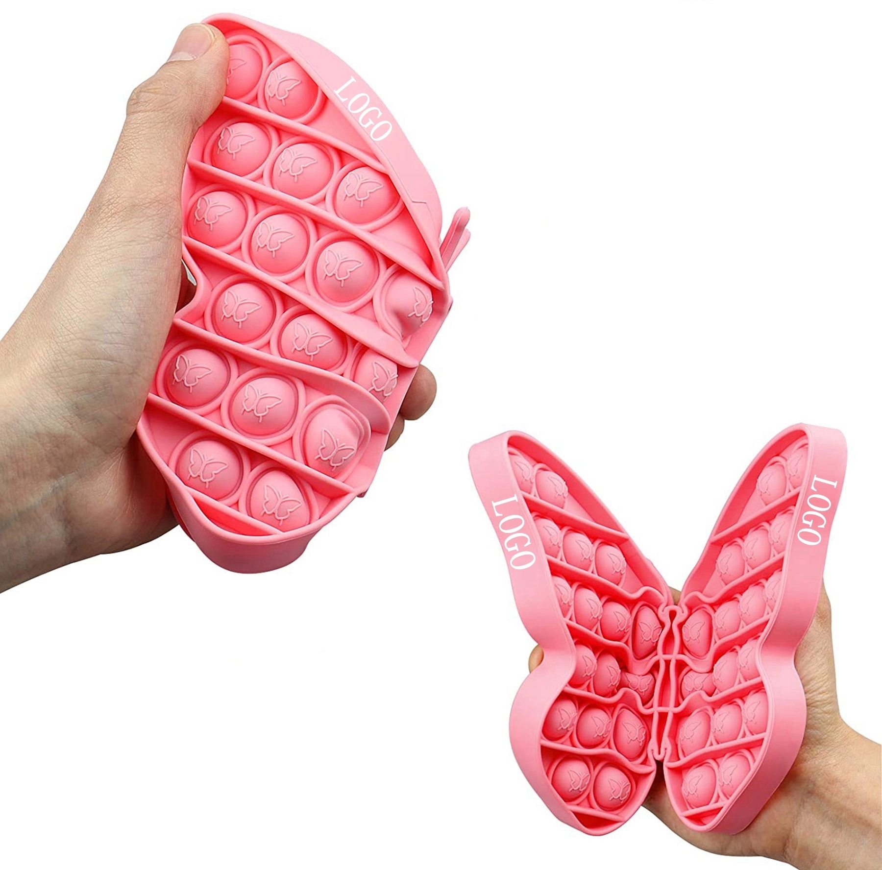 Butterfly Shape Silicone Push Pop Bubble Toy 5