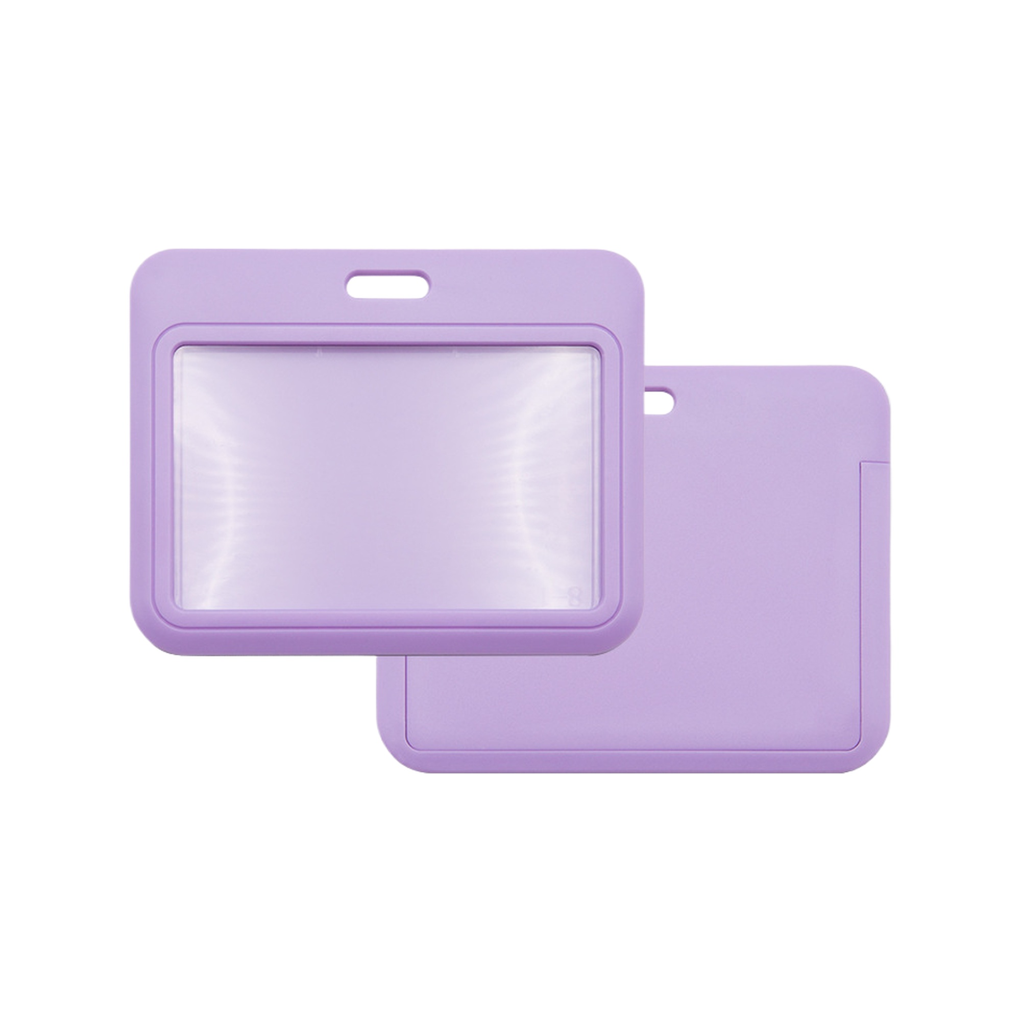 Horizontal Slide Cover ABS Plastic Badge Holder for ID Cards 9