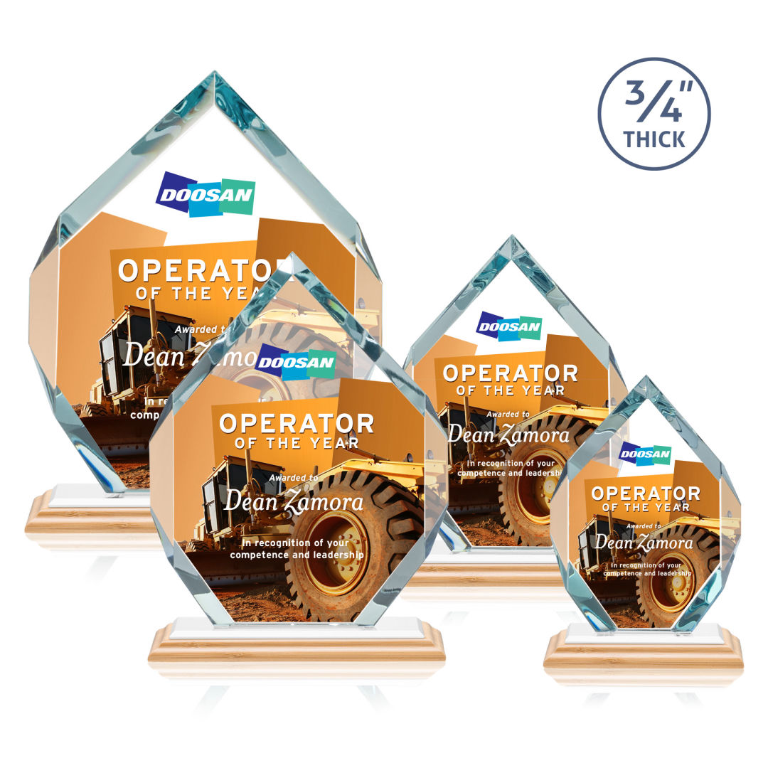 Royal Diamond VividPrint™ Award - Bamboo/White 10