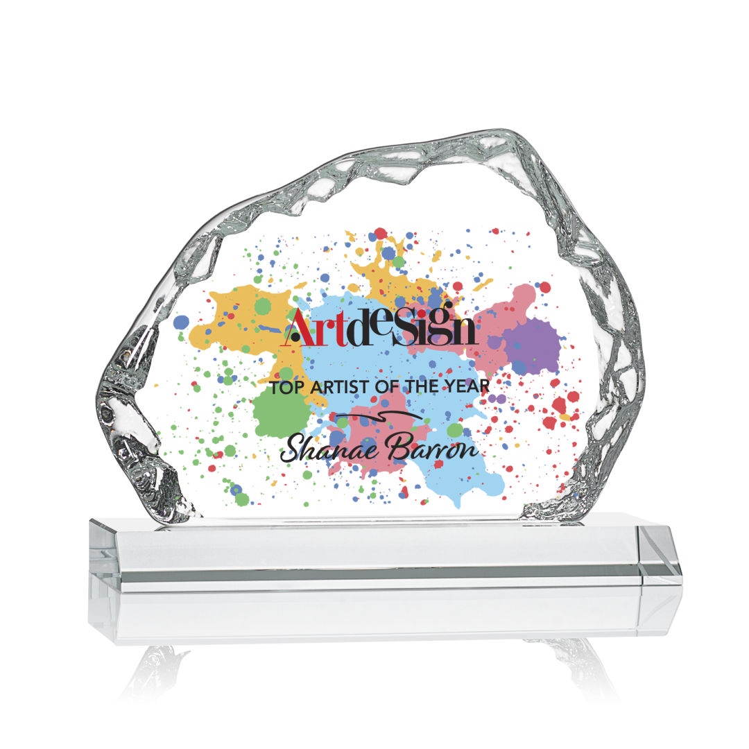 Aspen Iceberg VividPrint™ Award on Base 25