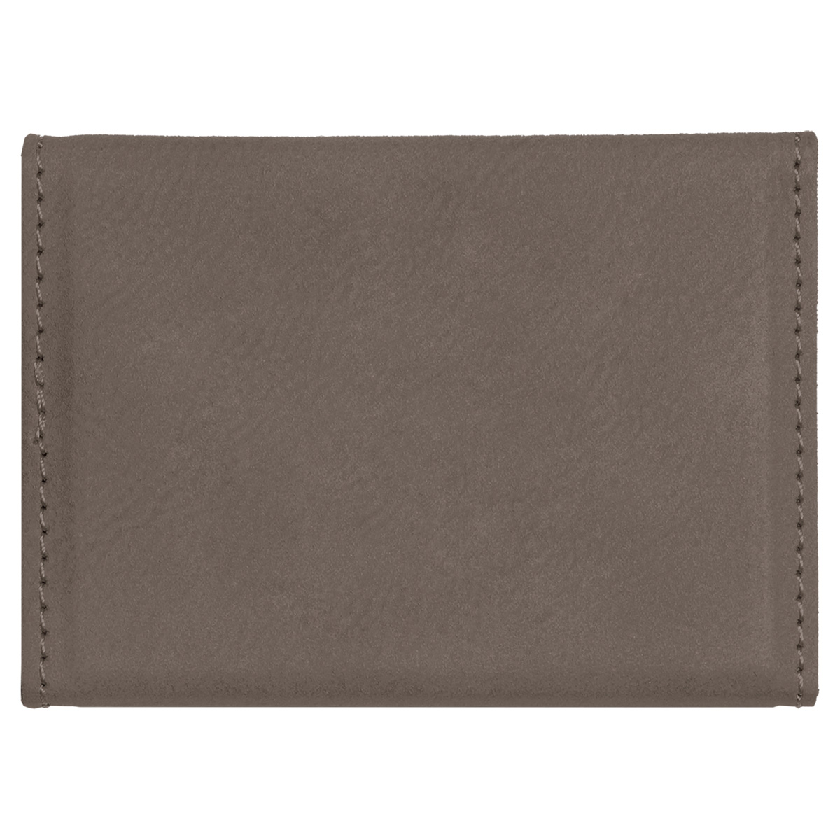 Gray Leatherette Business Card Holder 4