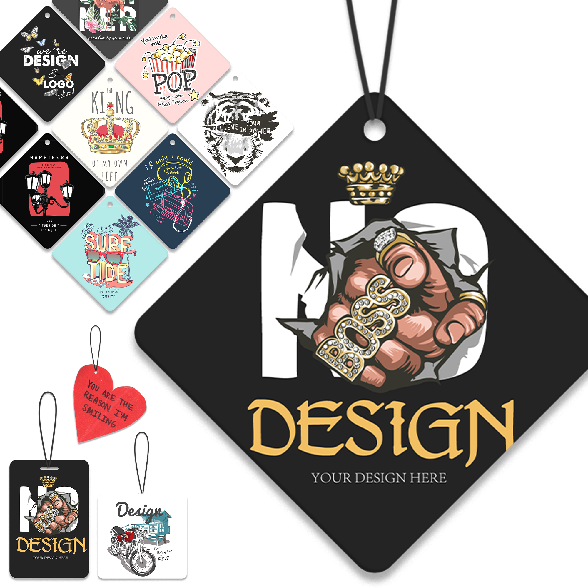 Customized shape air freshener - 16 different scents 3