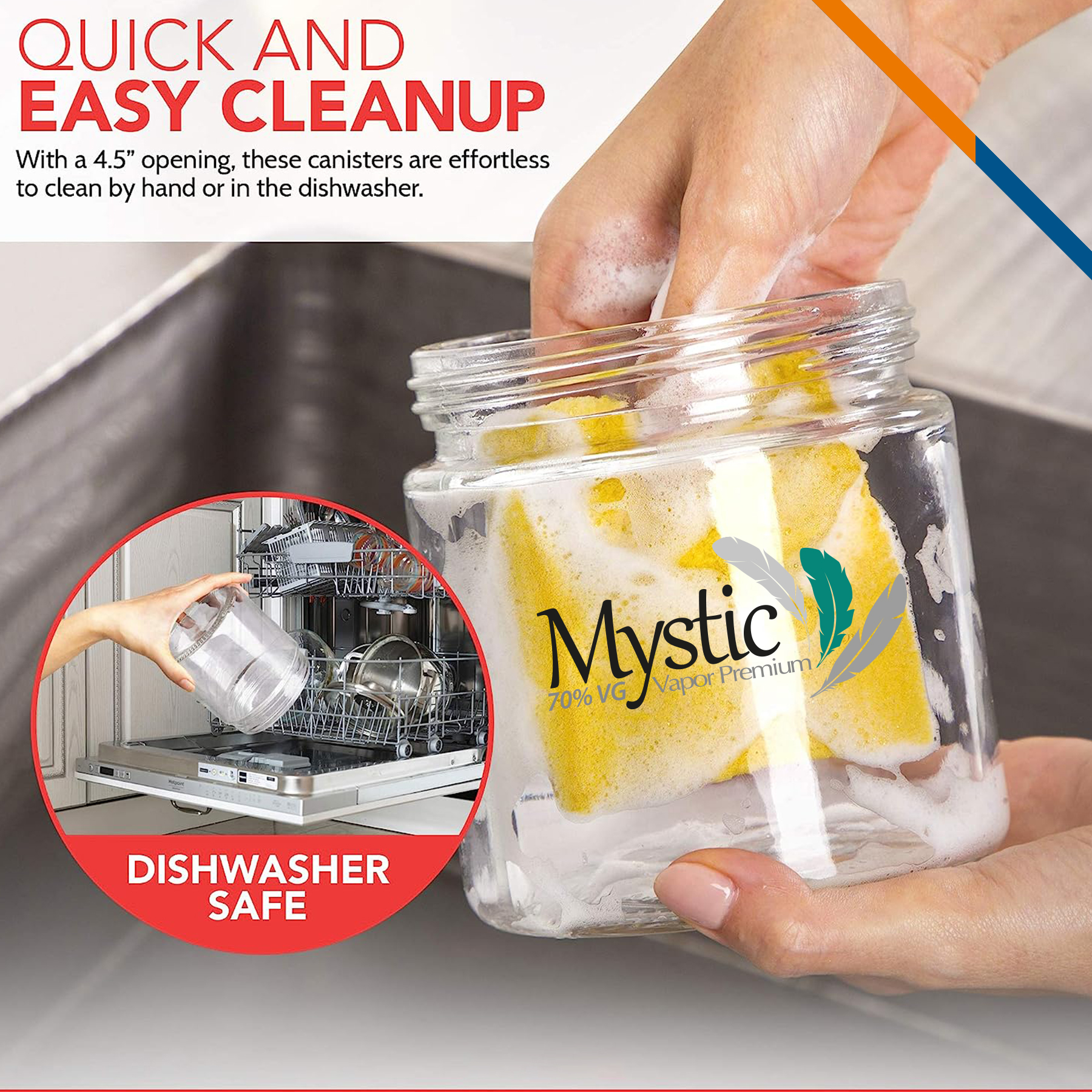 Pamela Glass Candy Jars - 27 OZ. 5