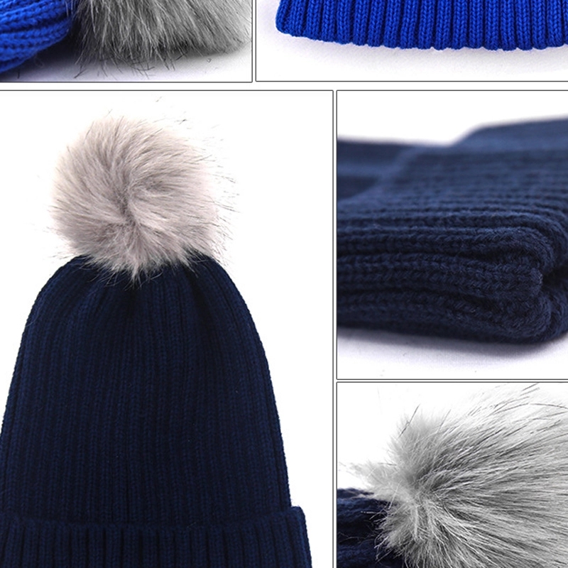 Custom Beanie Hats Winter Knitted Caps Unisex 2