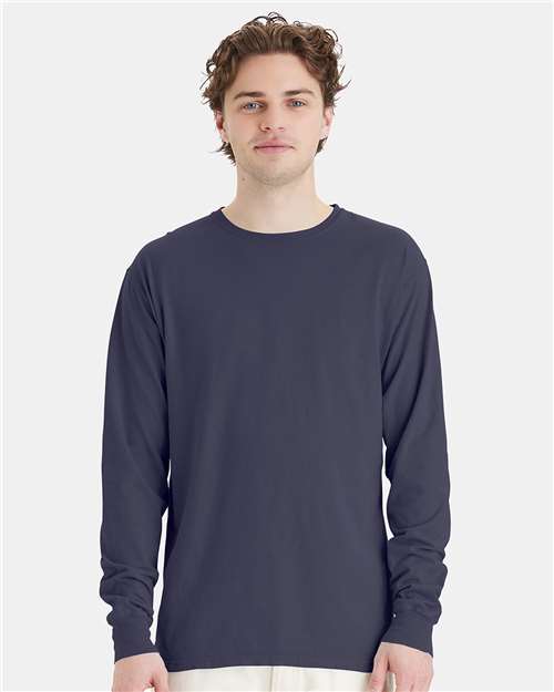 Unisex Garment-Dyed Long Sleeve T-Shirt - GDH200 309