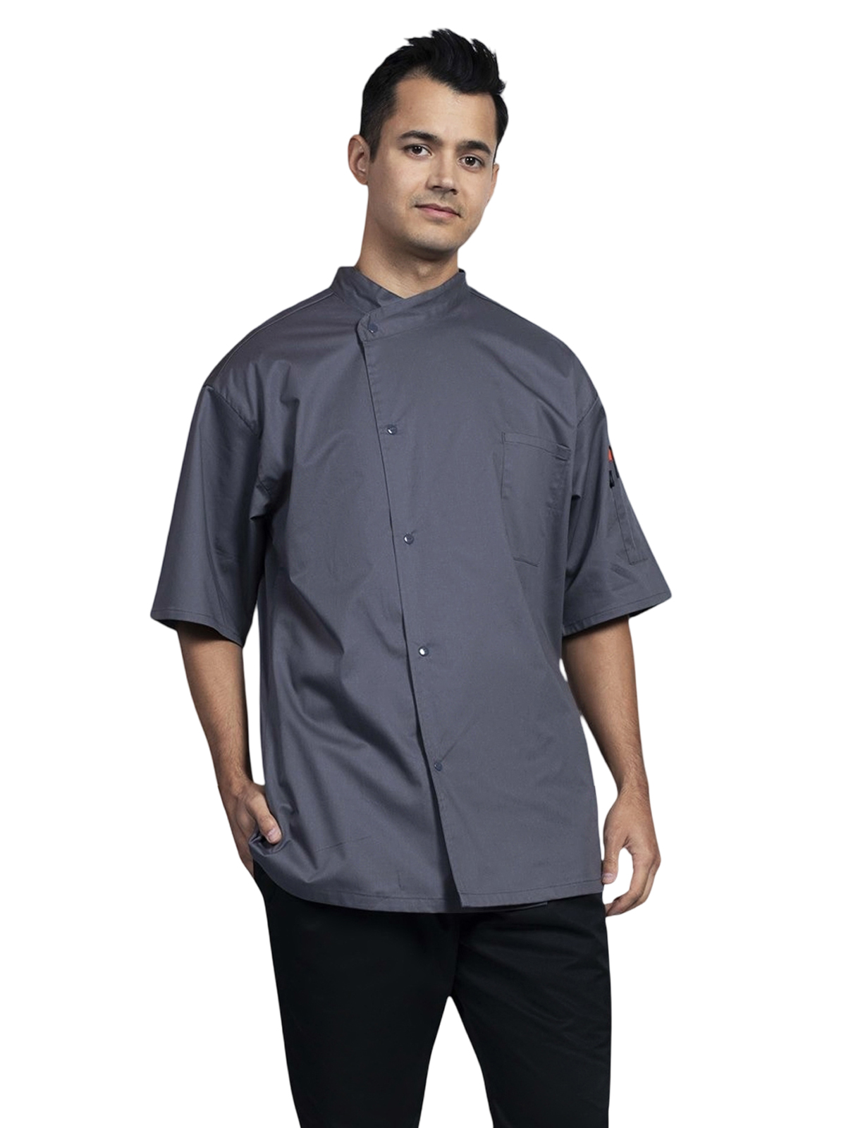 Uncommon Chef - Lycra - Unisex 2-Pocket Luca Chef Coat 3