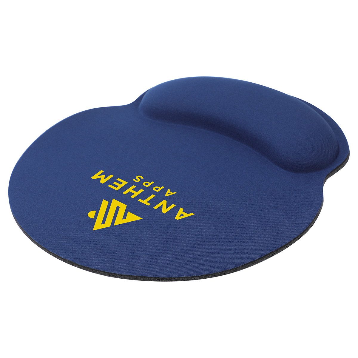 Crest Non-Slip Mouse Pad with Foam Wrist Rest 3