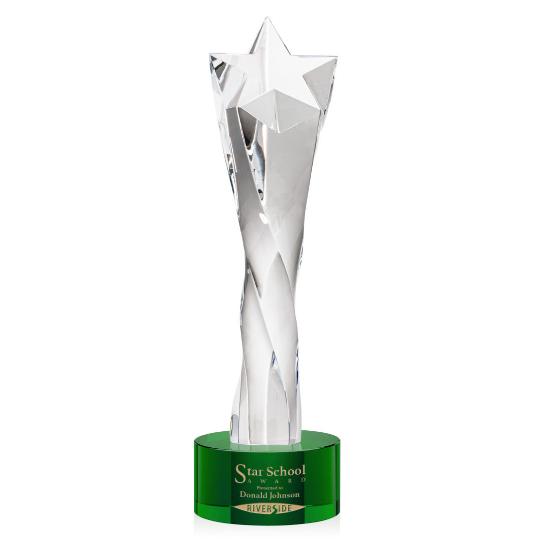 Arlington Star Award on Marvel Base - Green 3
