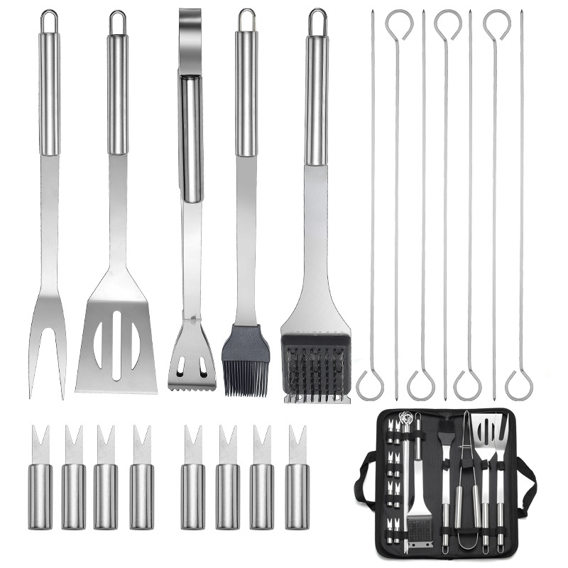 20-Piece Stainless Steel BBQ Tool Set 7