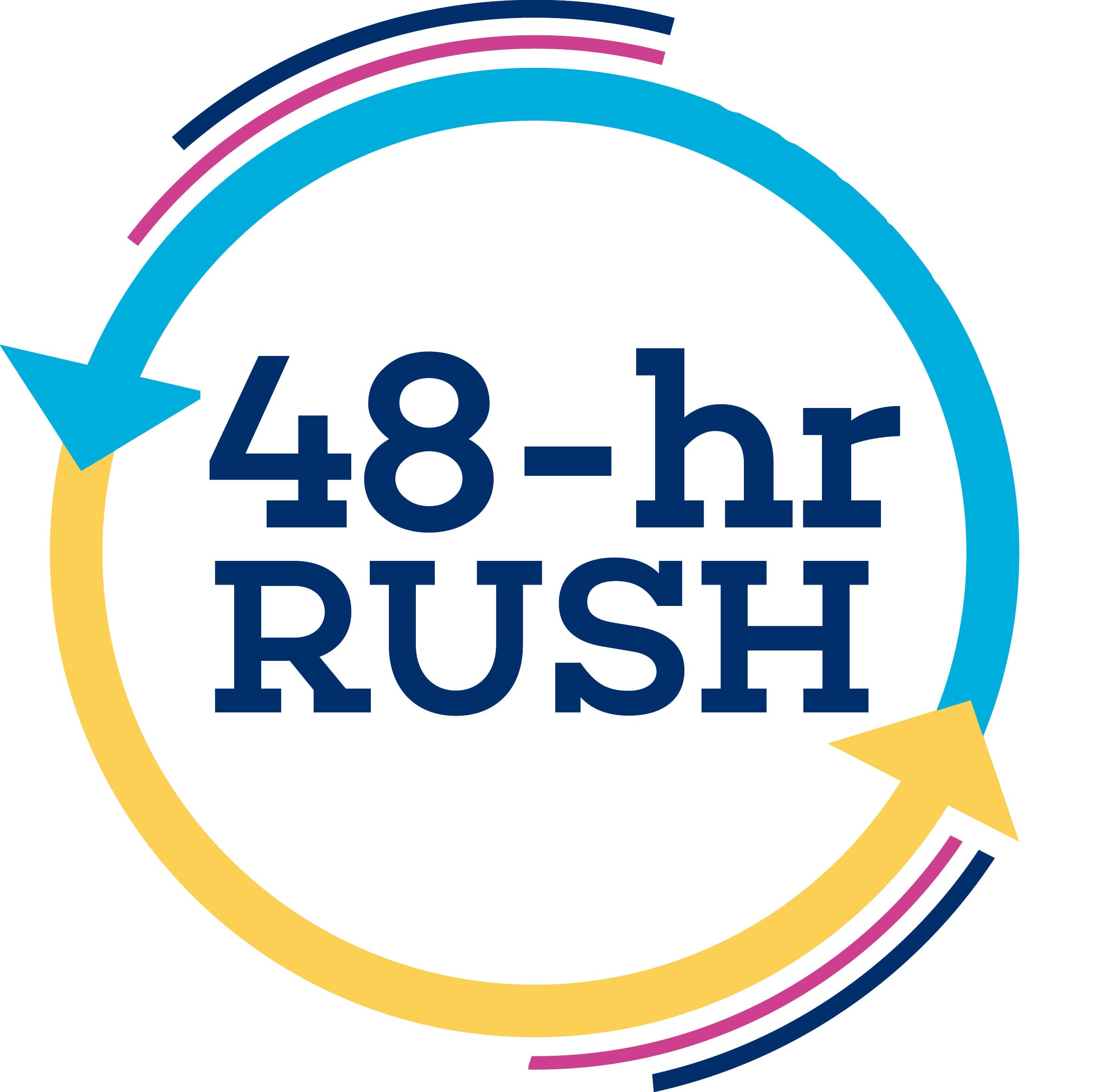 Rush 48 Hour 14"x20"' Double Sided Golf Flag 2