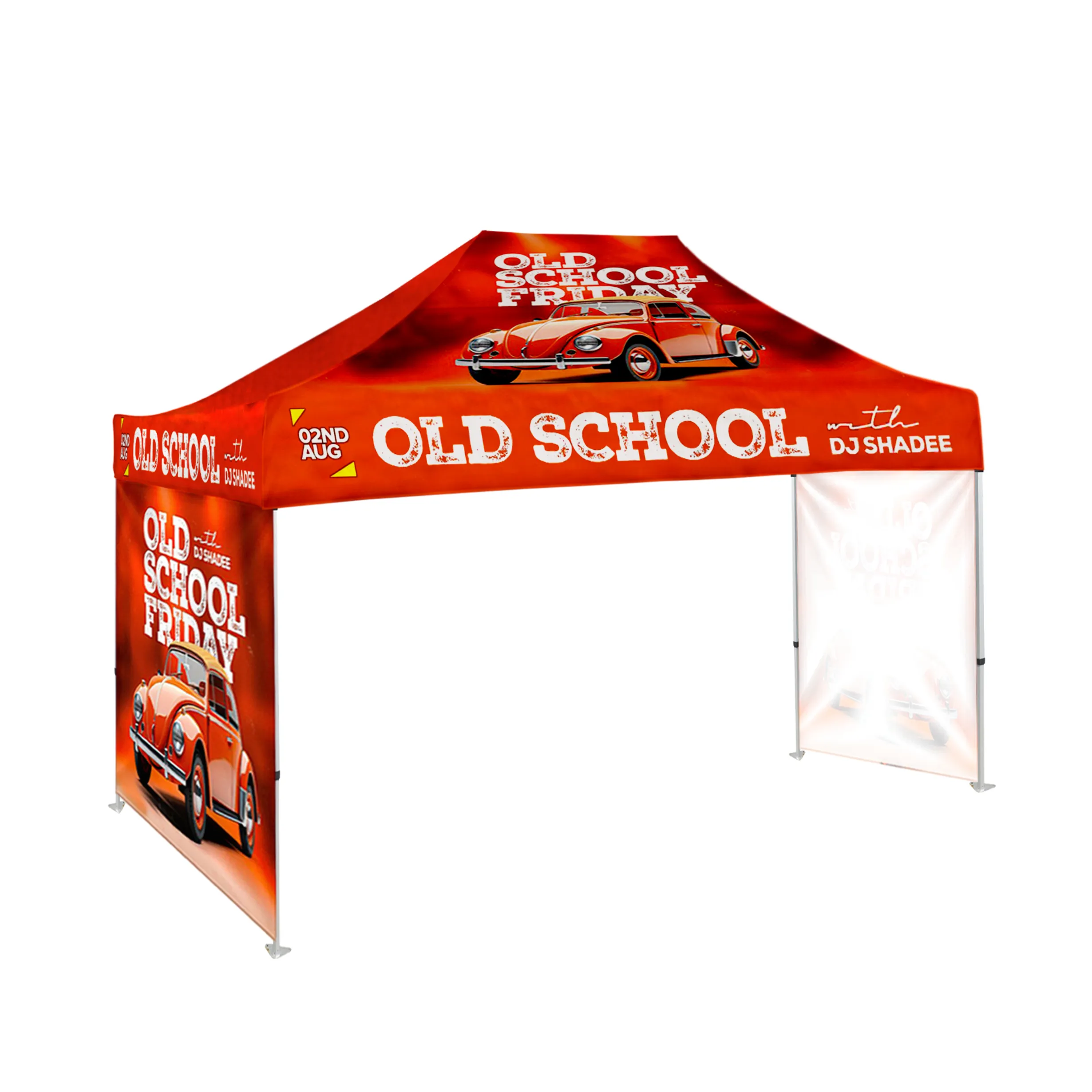 10'x15' Tent Canopy w frame, 2 side full wall 2