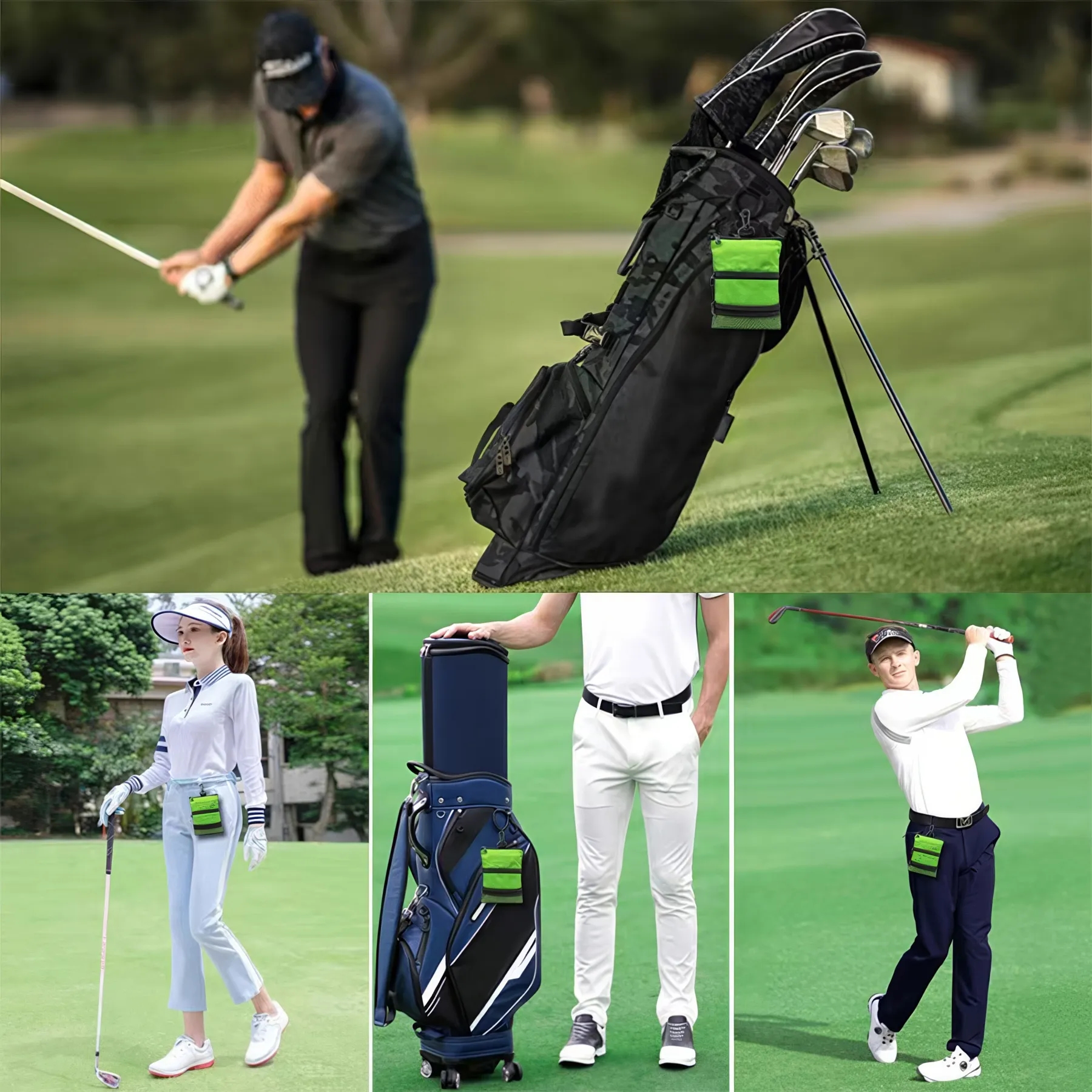 Golf Pouch Bag for Valuables Tee 3