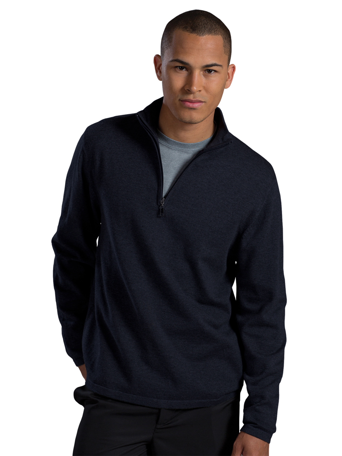Edwards - Sweaters - Unisex Quarter-Zip Sweater