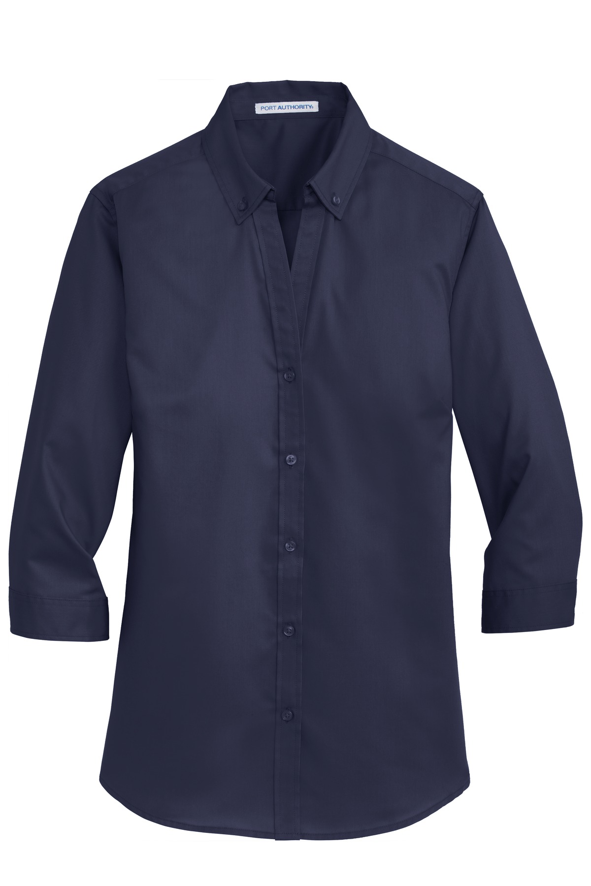 Port Authority Women's 3/4-Sleeve SuperPro Twill Shirt. L665 55