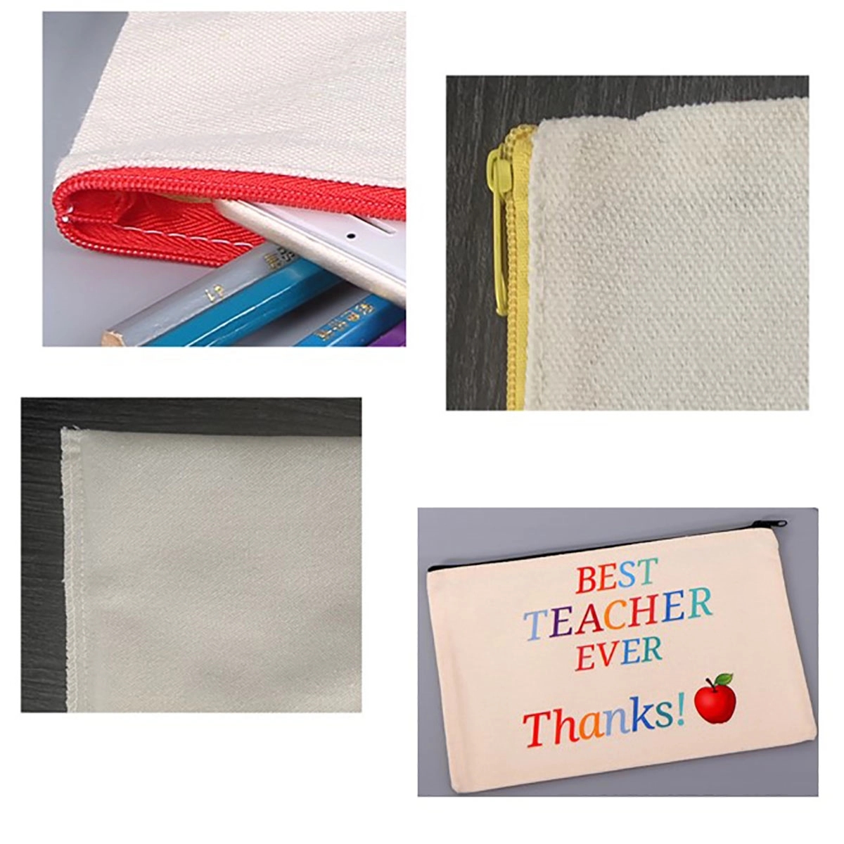 Craft Bag Canvas Pencil Case Pouch 3