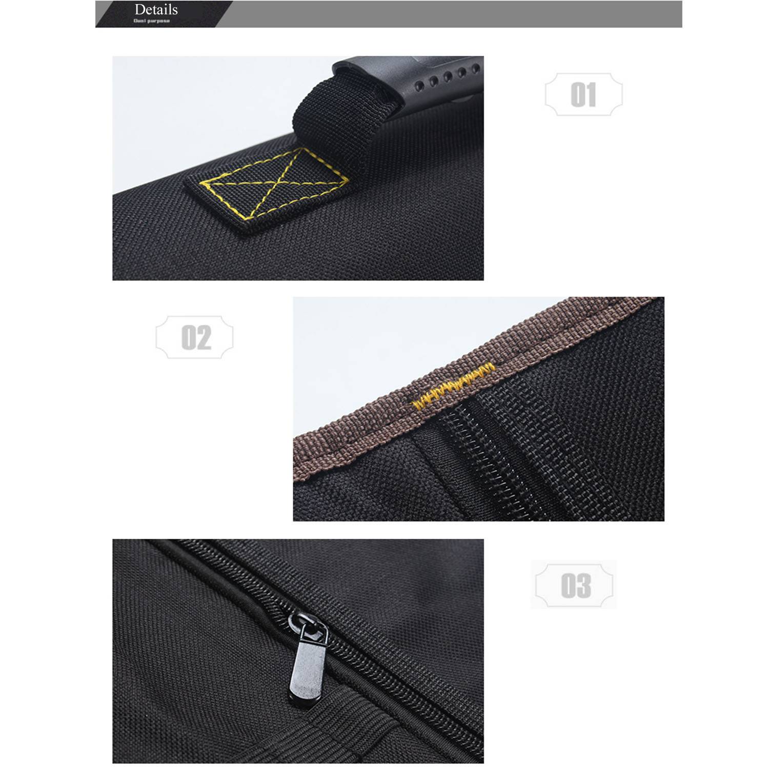 Multifunction Oxford Cloth Wrench Tool Roll Bag 3