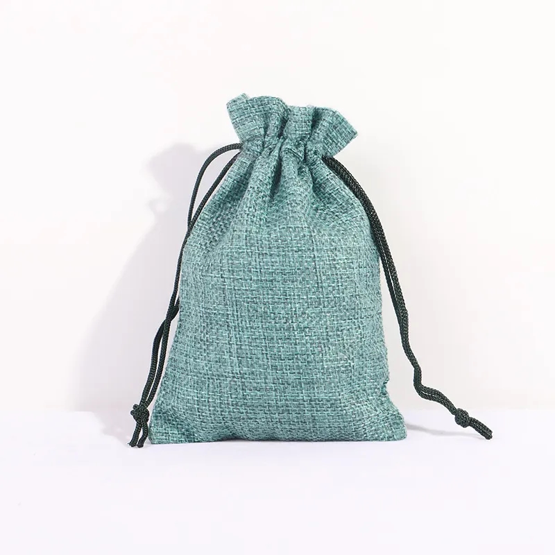 Classy Stuff Burlap/Jute Drawstring Bag 17