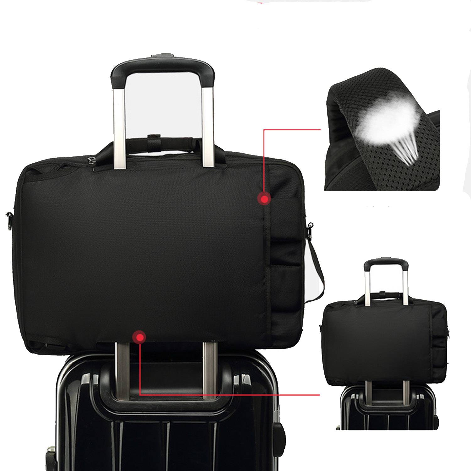 Travel Backpack W/ Shoes Compartment 2