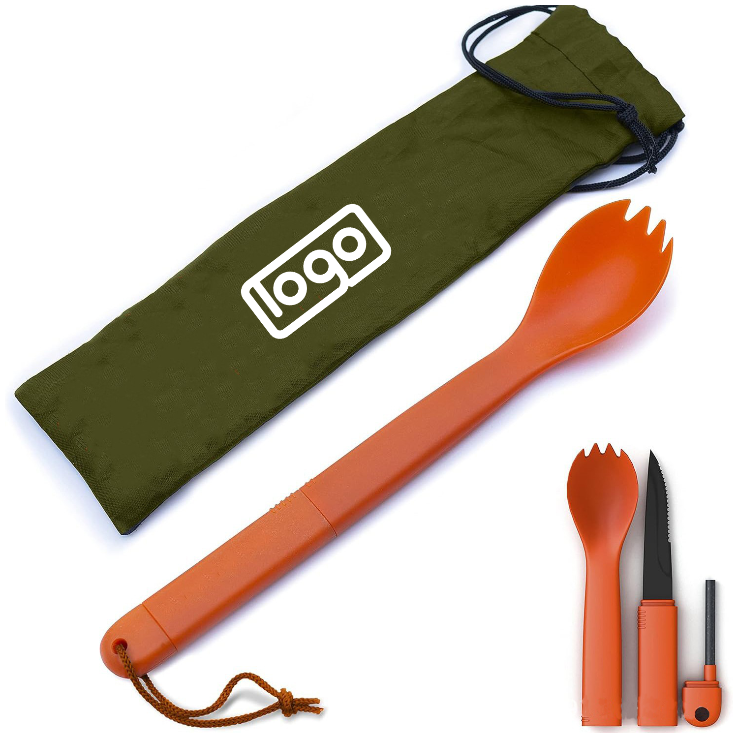 Outdoor Tool Bag with Cooking Kit & Survival Accessories 7