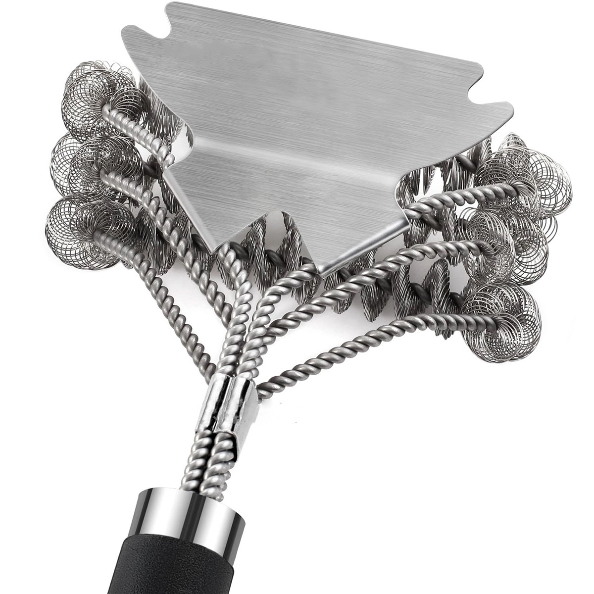 Grill Brush And Scraper Bristle Free 5