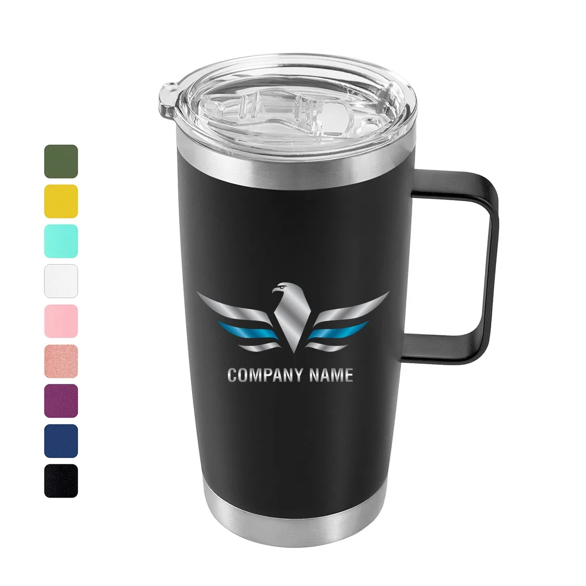 Insulated Coffee Mug with Handle Stainless Steel 3
