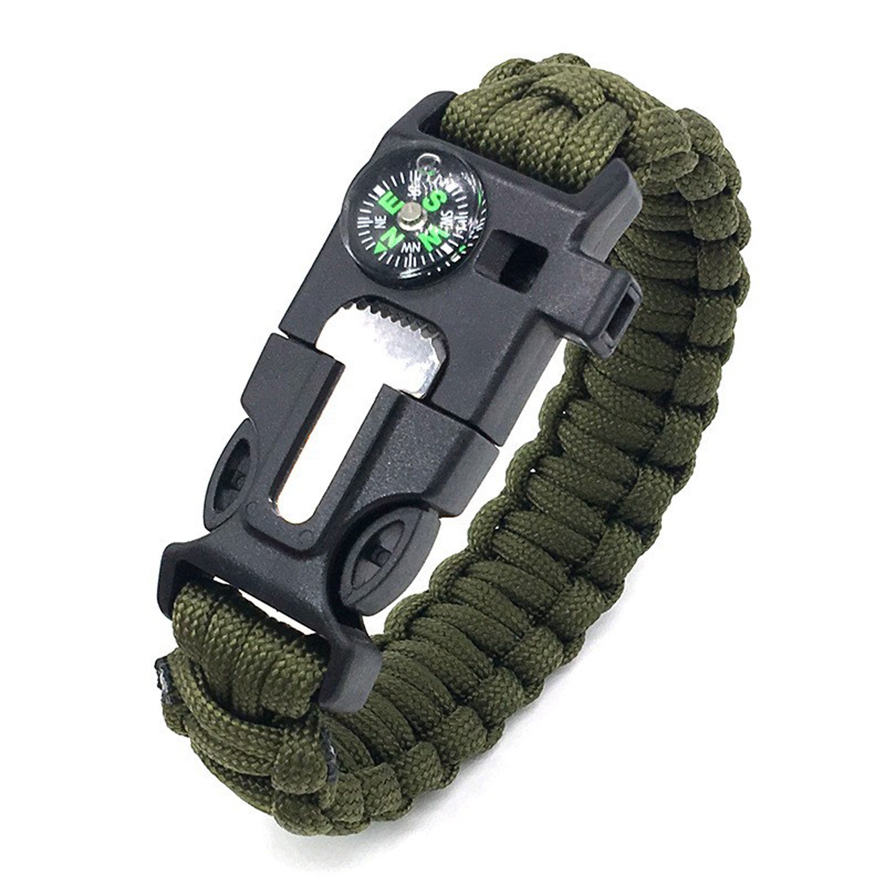 5-In-1 Abs Plastic Survival Bracelet 3