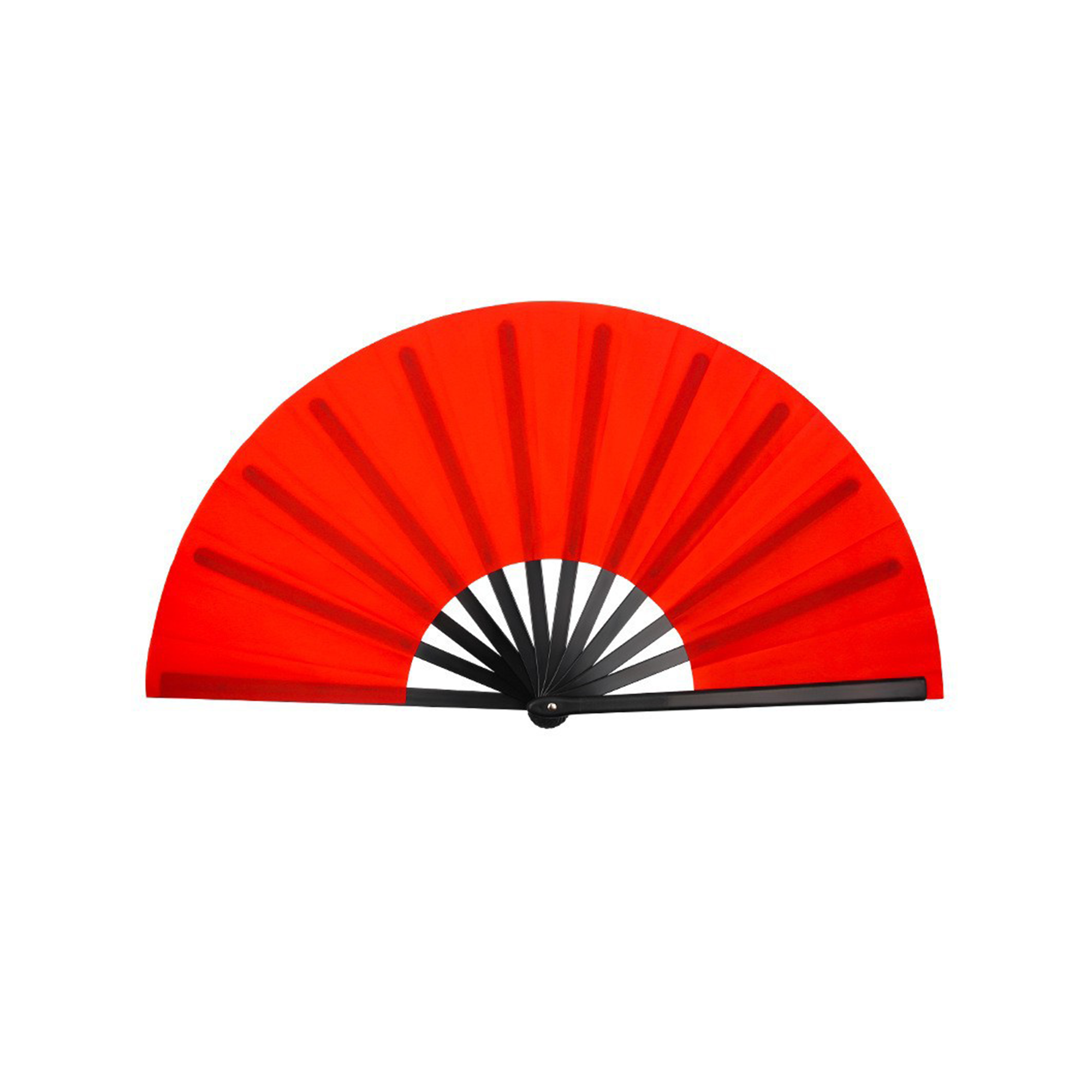 Nylon Folding Hand Fan 23.9" Open Width 5